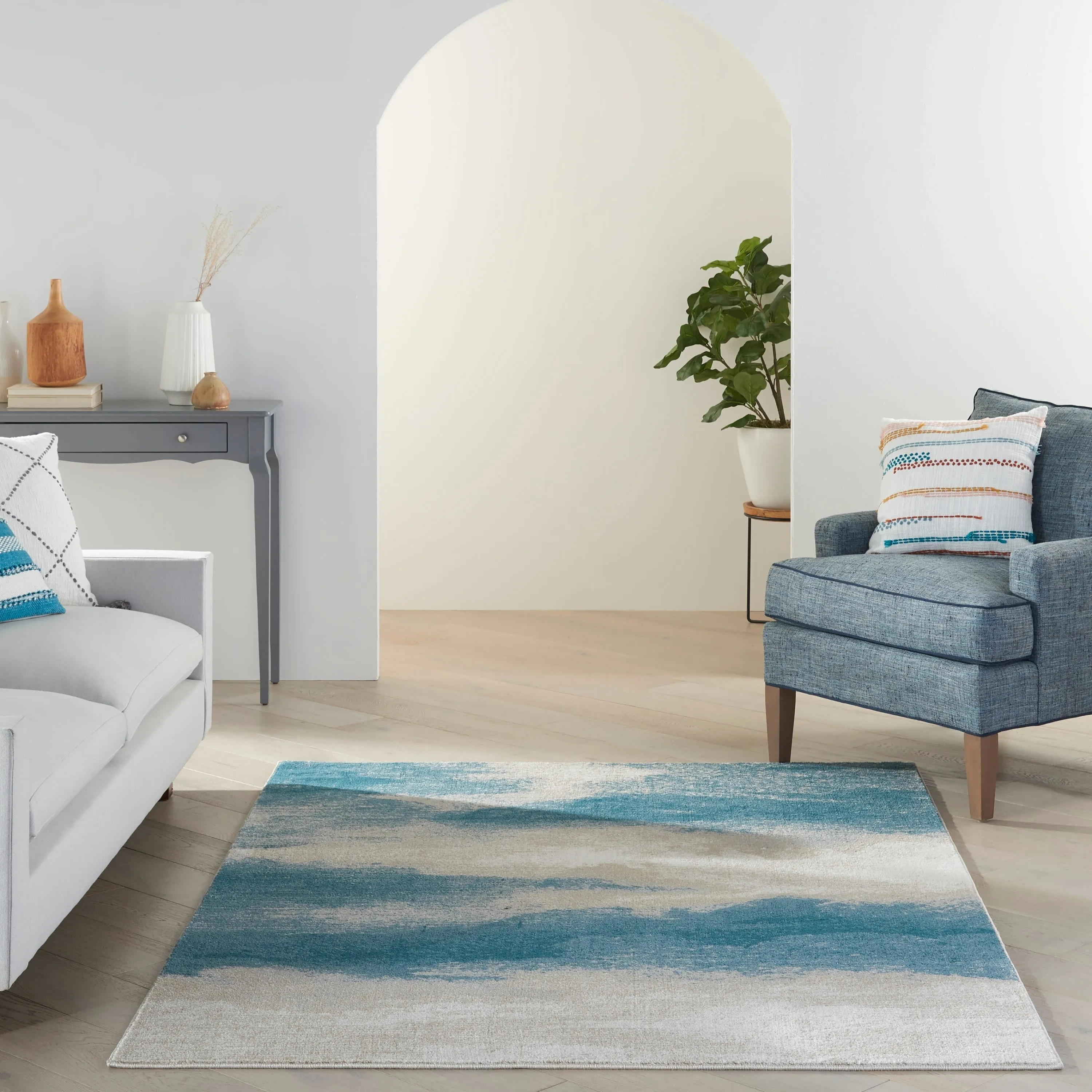 Nourison Maxell Ombre Abstract Area Rug