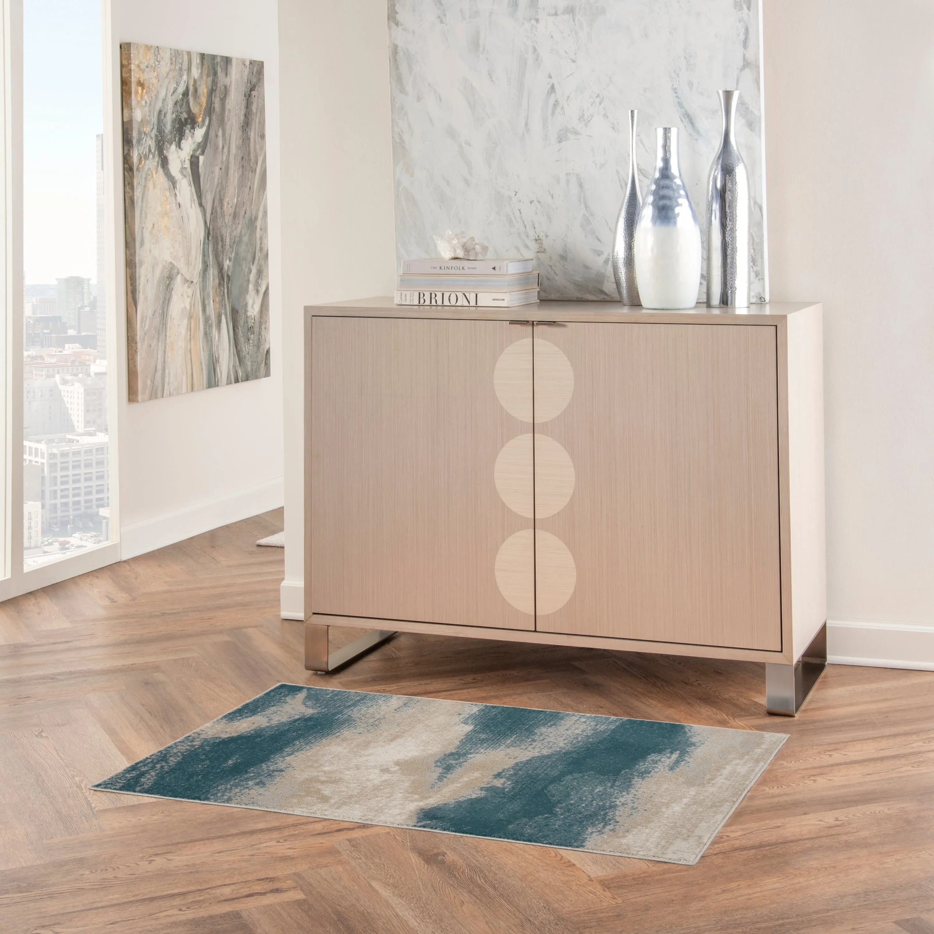 Nourison Maxell Ombre Abstract Area Rug