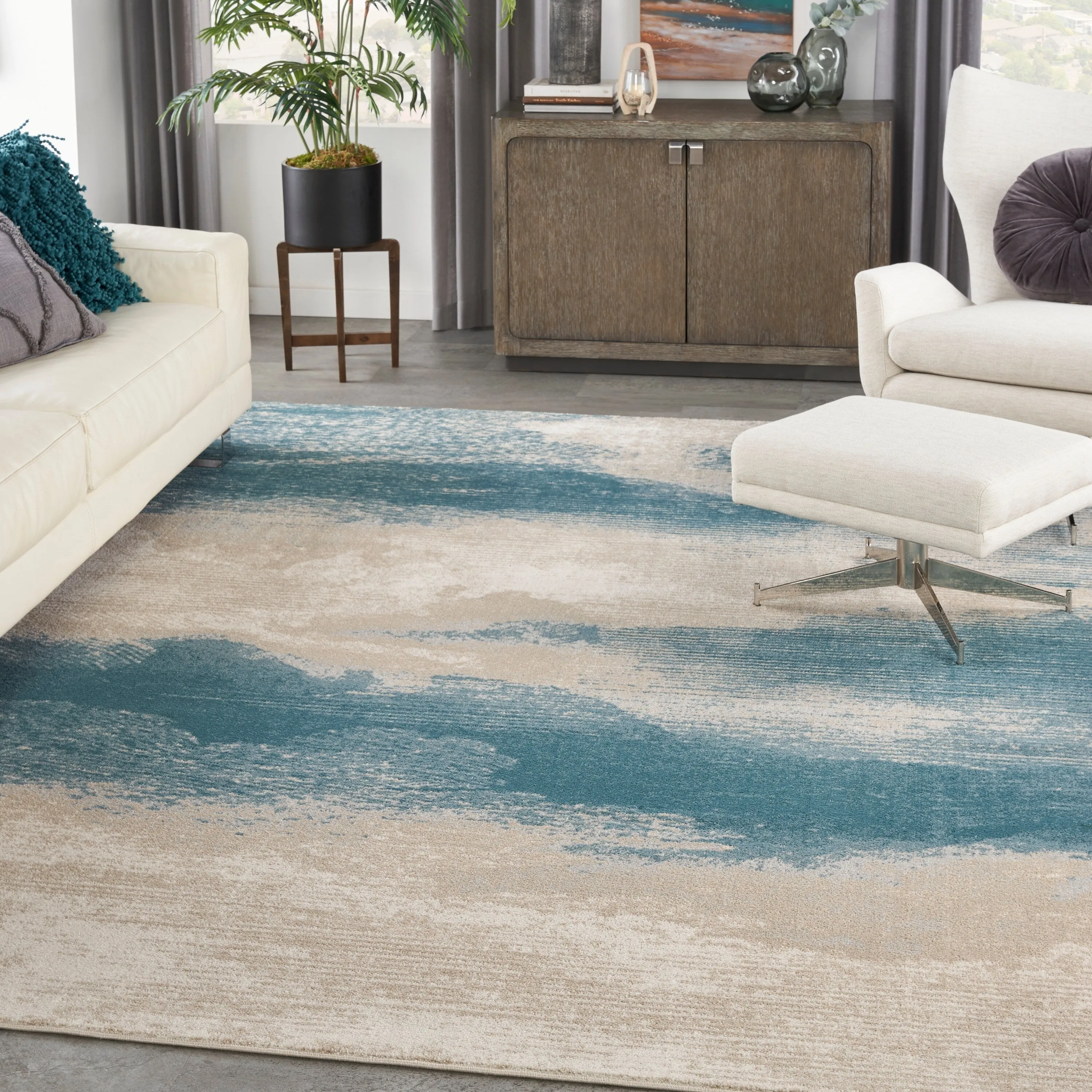 Nourison Maxell Ombre Abstract Area Rug