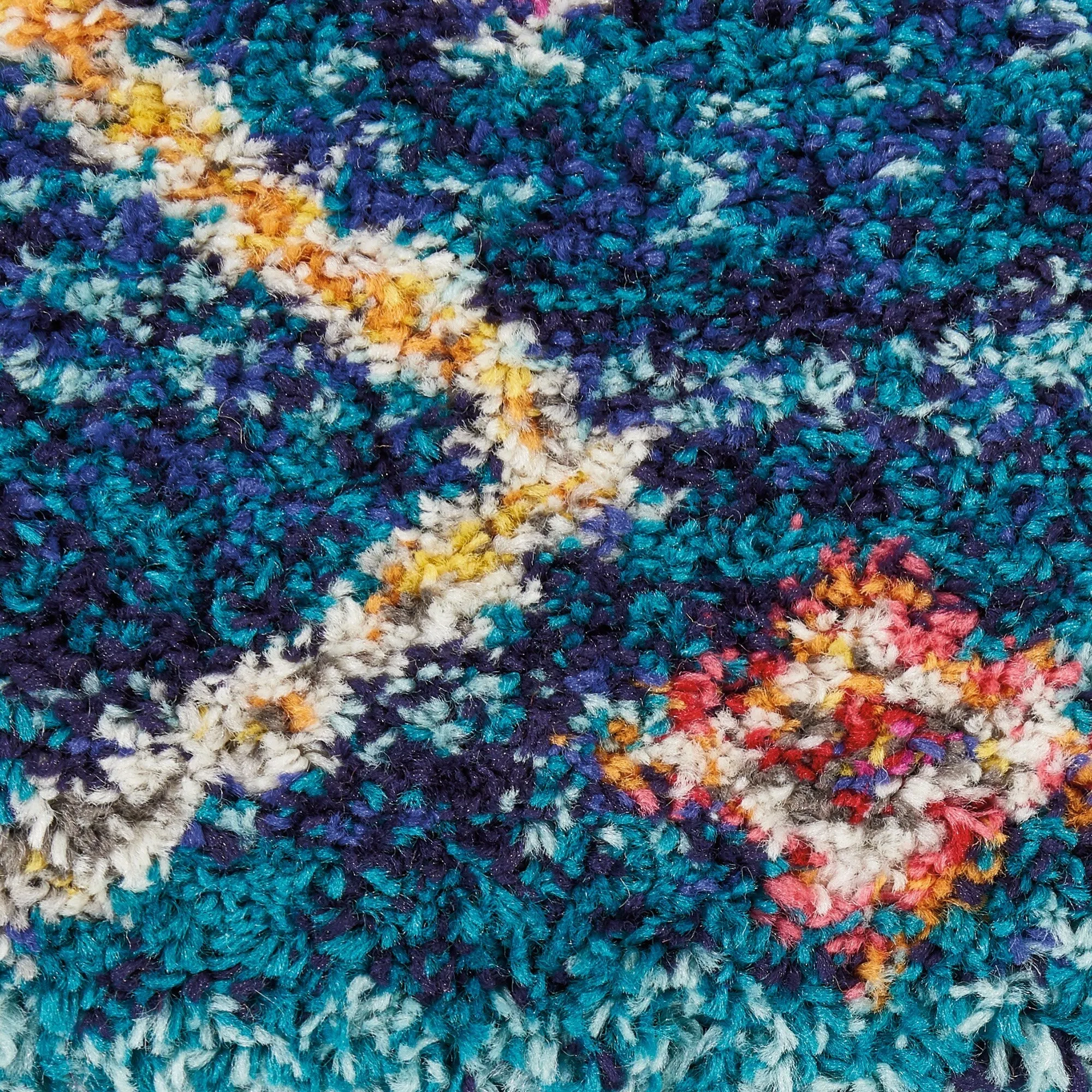 Nourison Moroccan Casbah Boho Geometric Tassel Area Rug