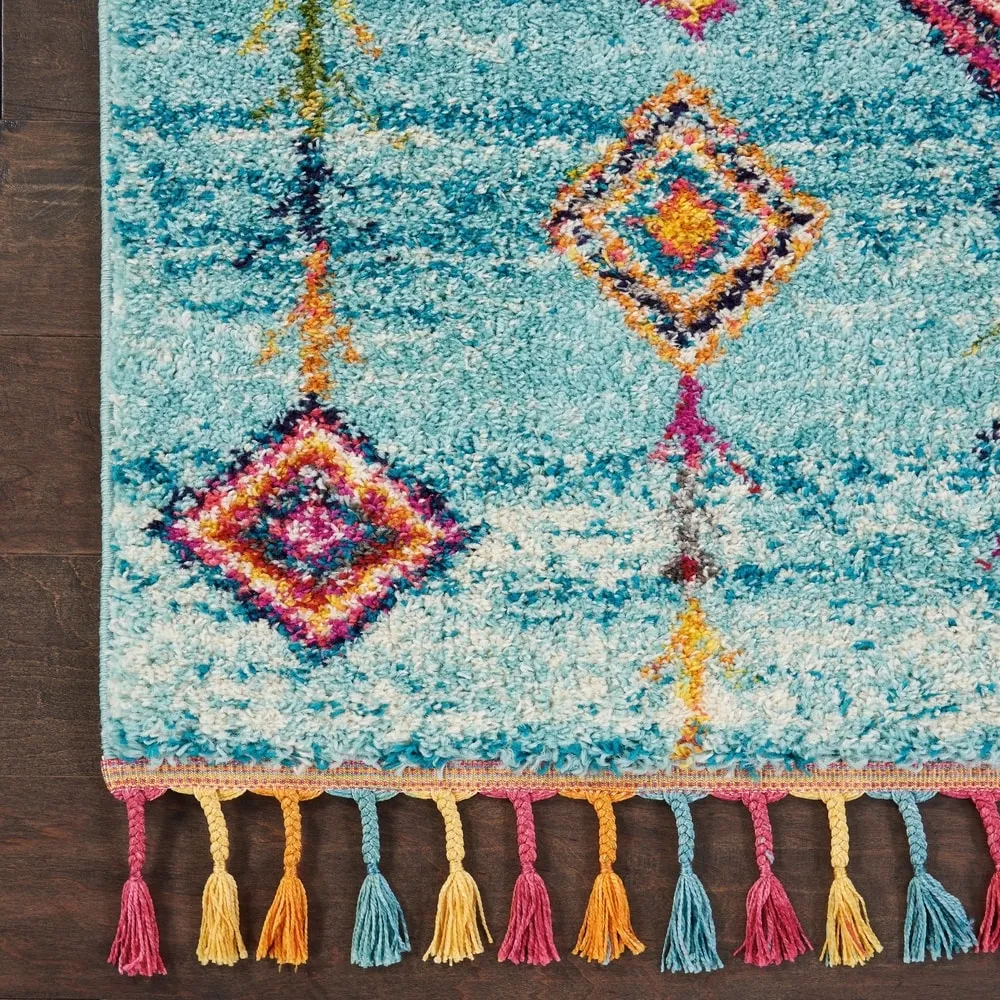 Nourison Moroccan Casbah Tribal Tassel Area Rug