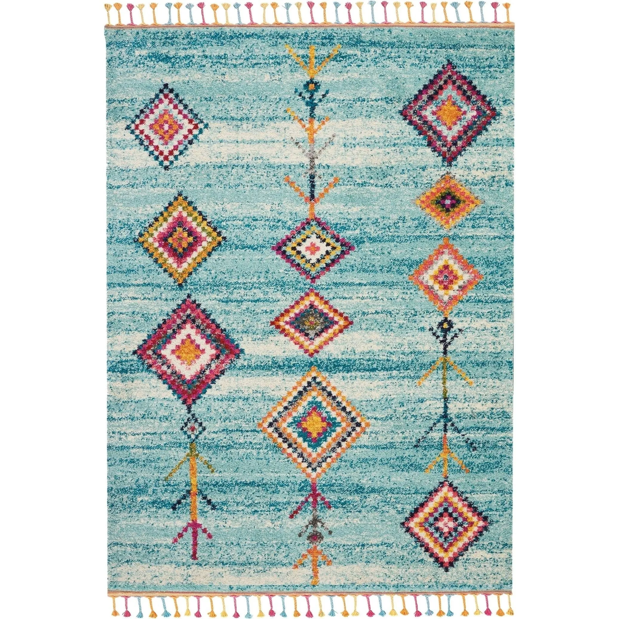 Nourison Moroccan Casbah Tribal Tassel Area Rug