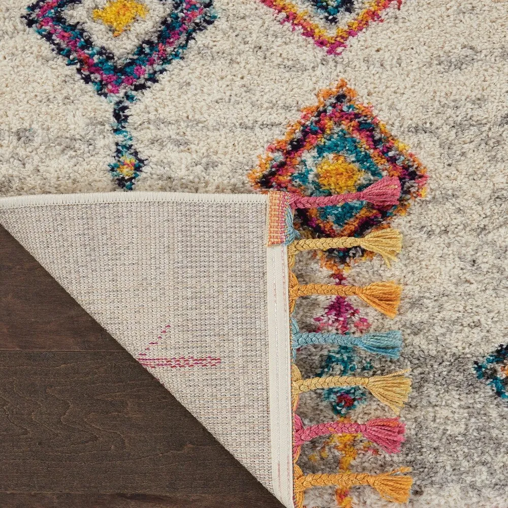 Nourison Moroccan Casbah Tribal Tassel Area Rug