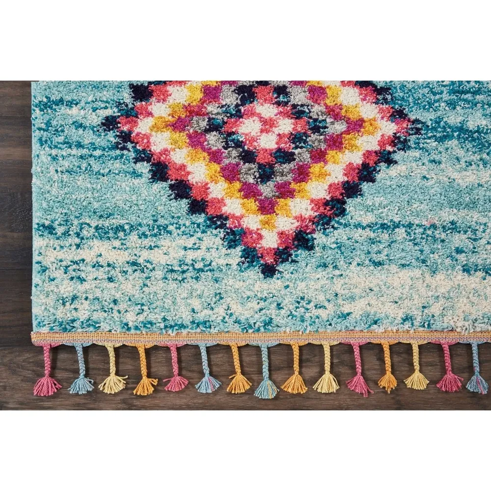 Nourison Moroccan Casbah Tribal Tassel Area Rug