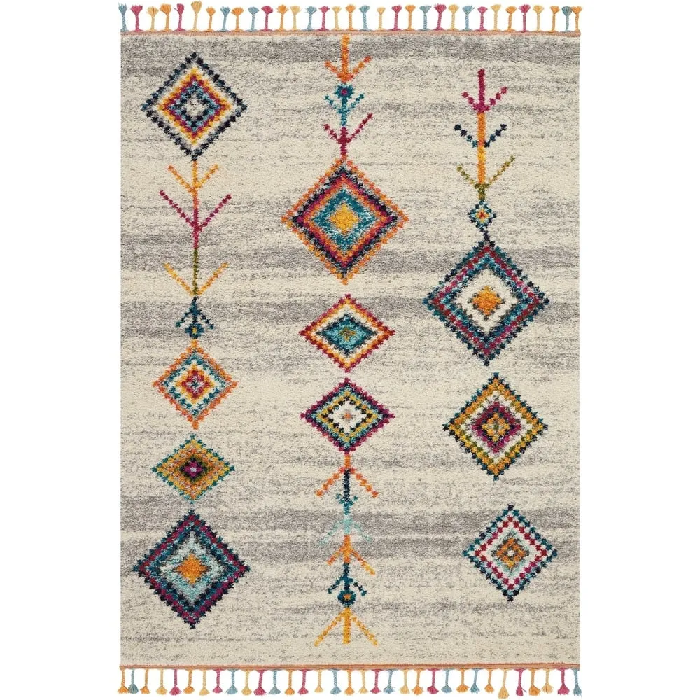 Nourison Moroccan Casbah Tribal Tassel Area Rug