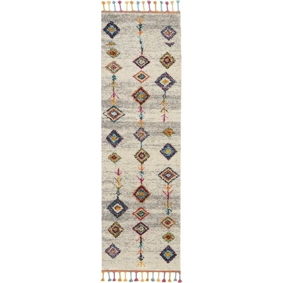 Nourison Moroccan Casbah Tribal Tassel Area Rug
