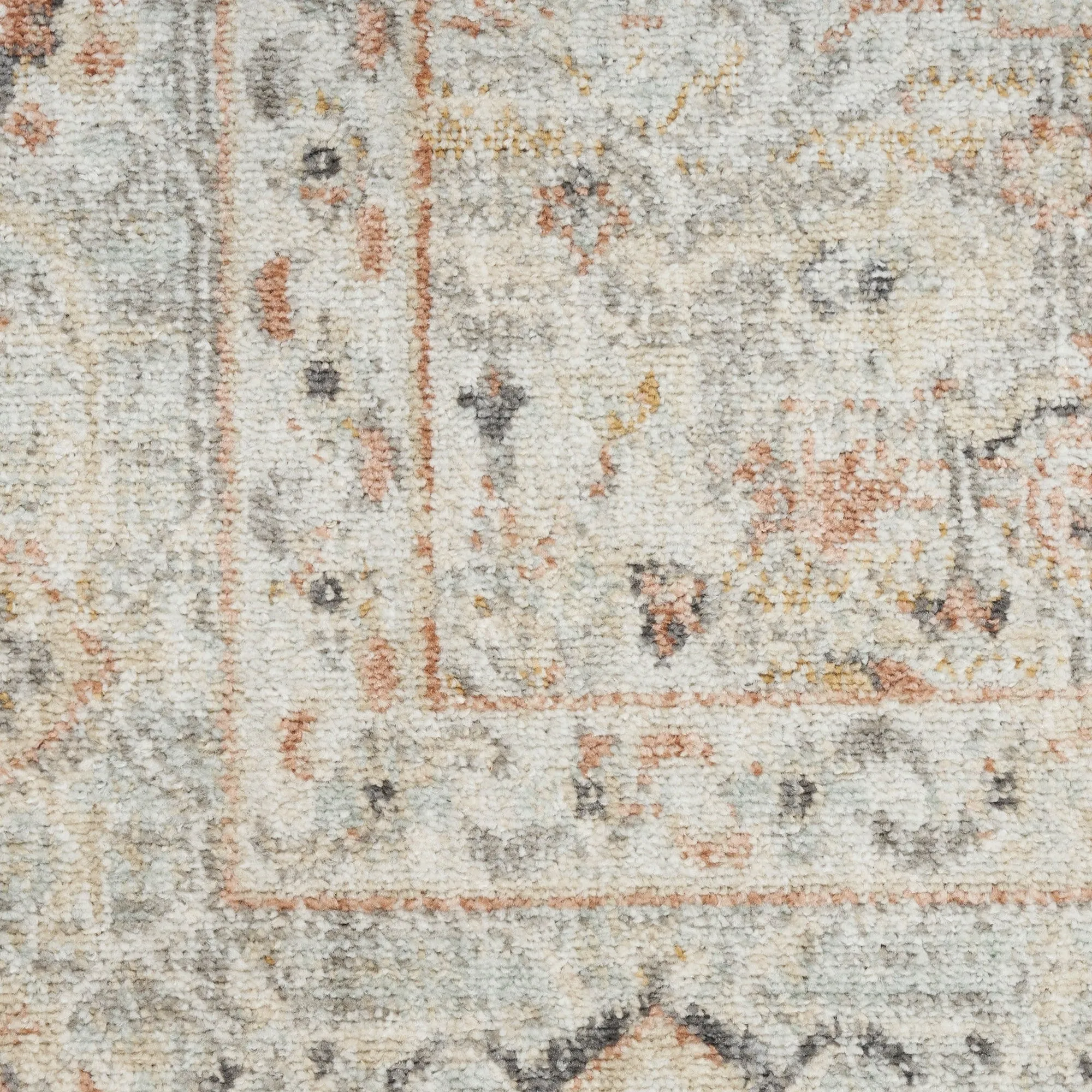 Nourison Oushak Home Indoor Grey Persian Area Rug