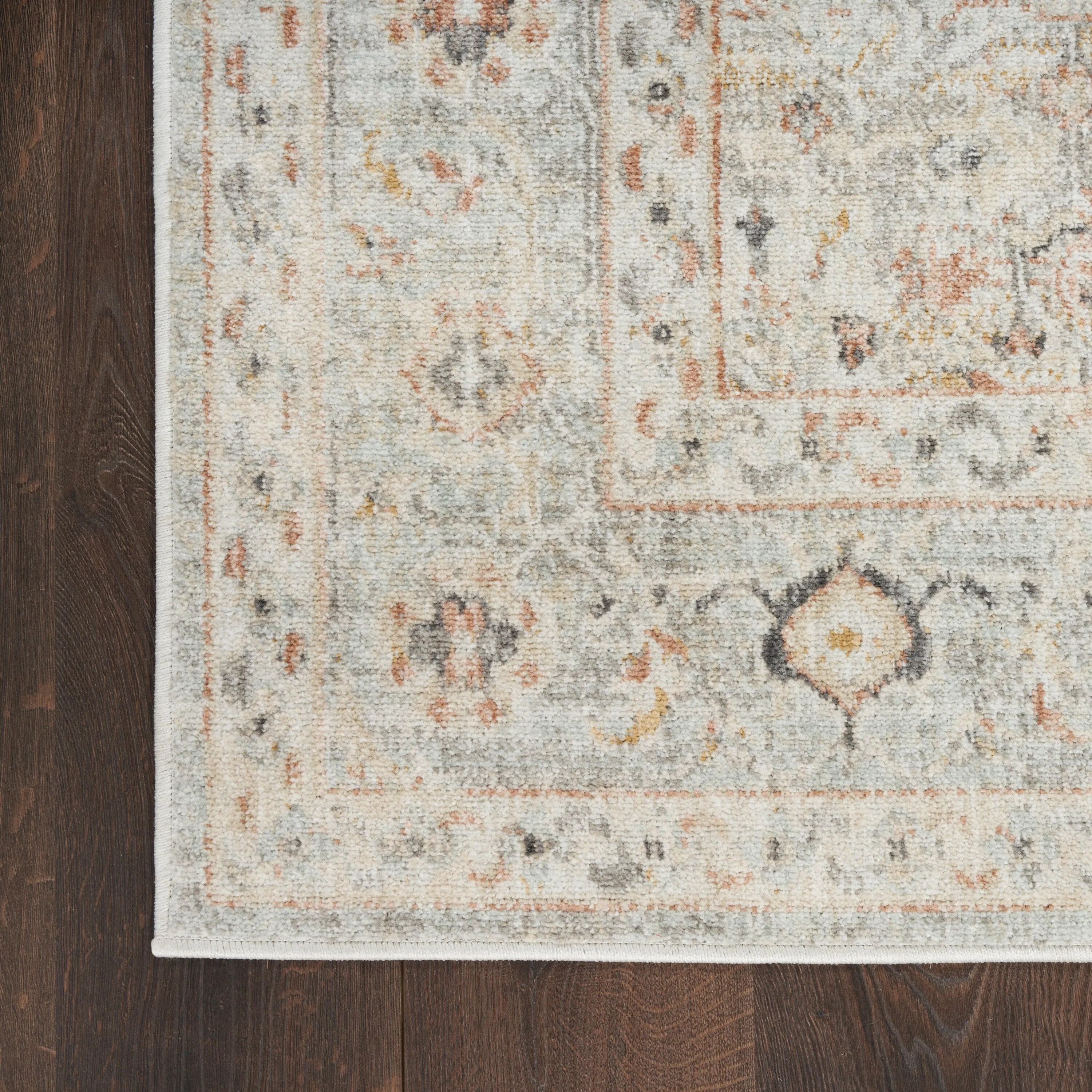 Nourison Oushak Home Indoor Grey Persian Area Rug