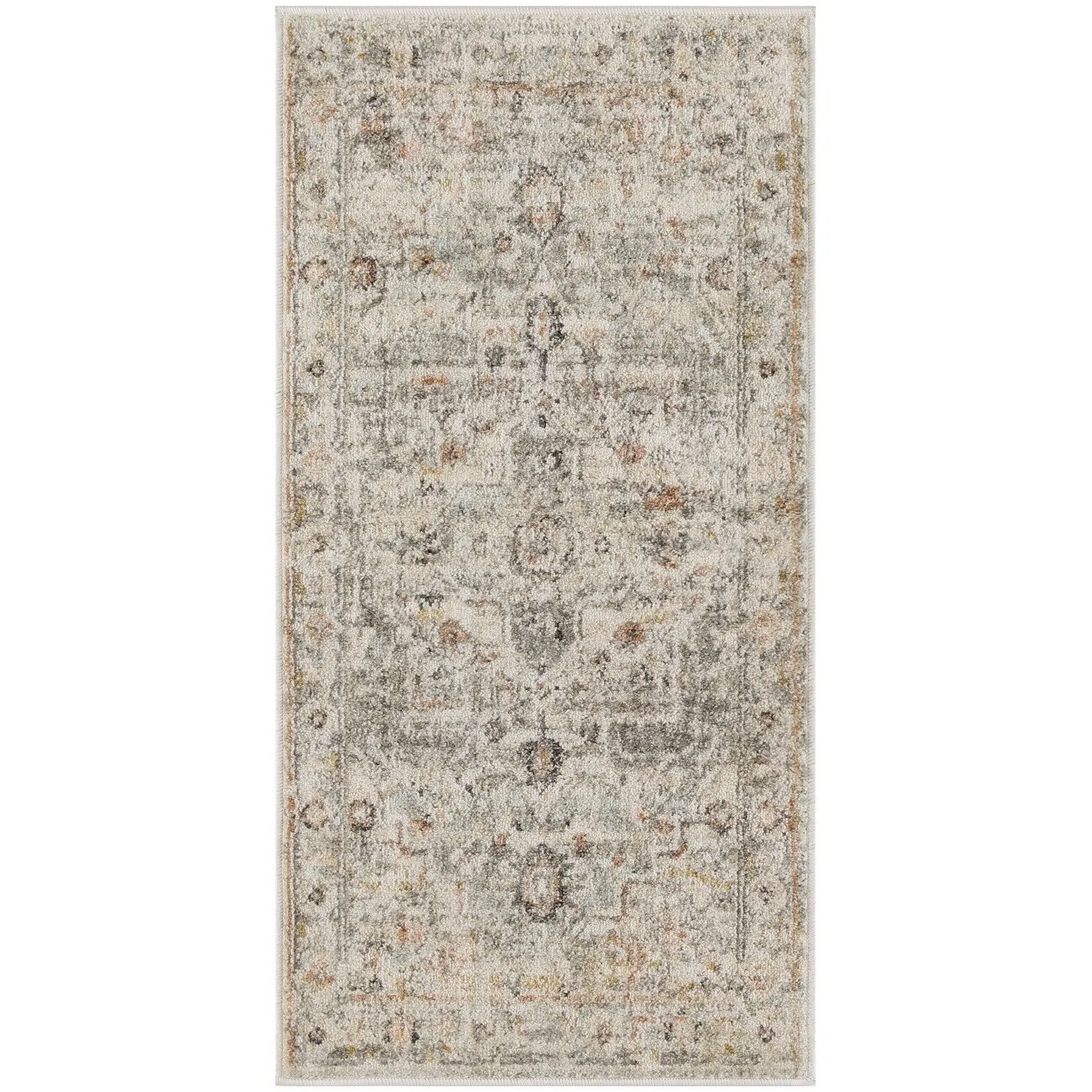 Nourison Oushak Home Indoor Grey Persian Area Rug