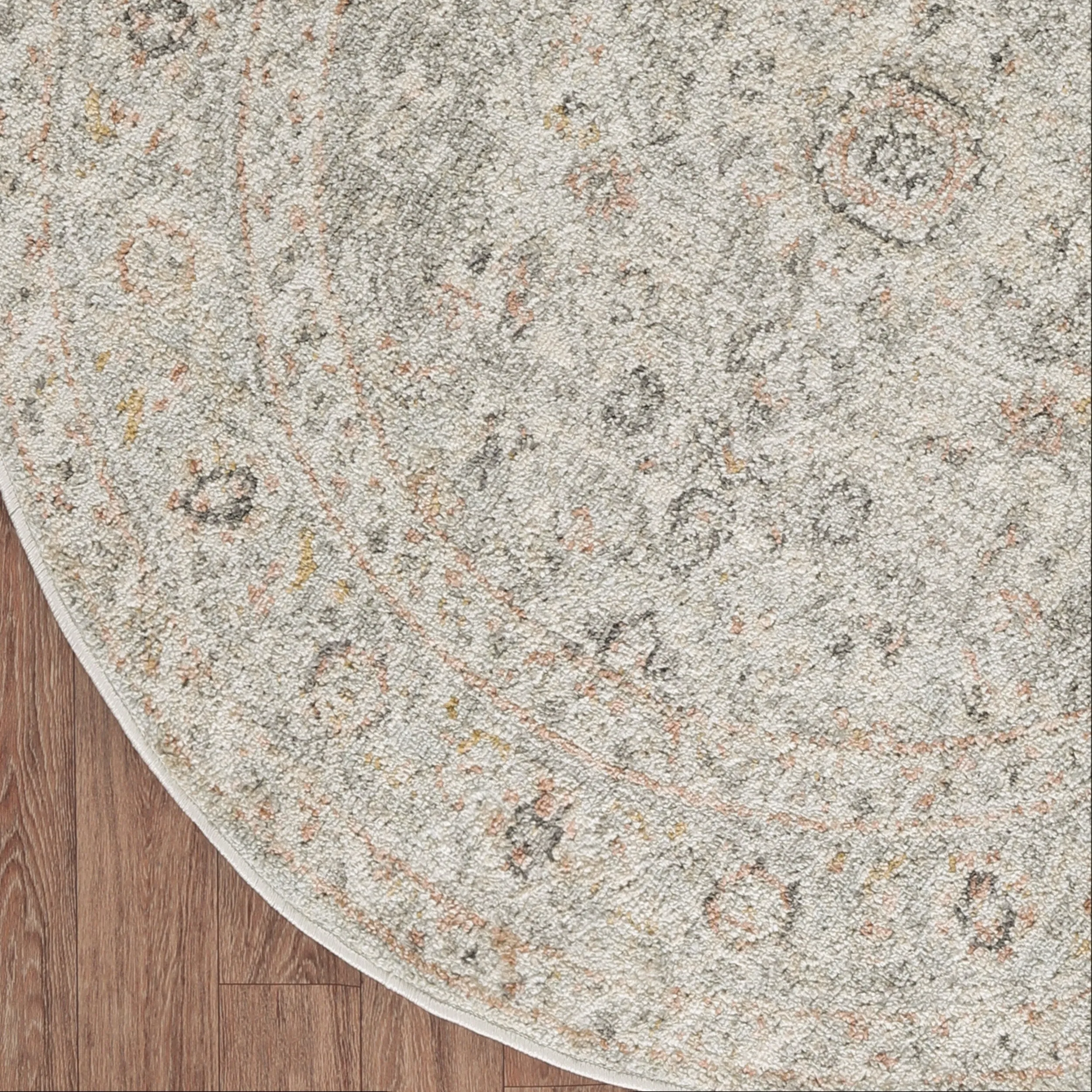 Nourison Oushak Home Indoor Grey Persian Area Rug