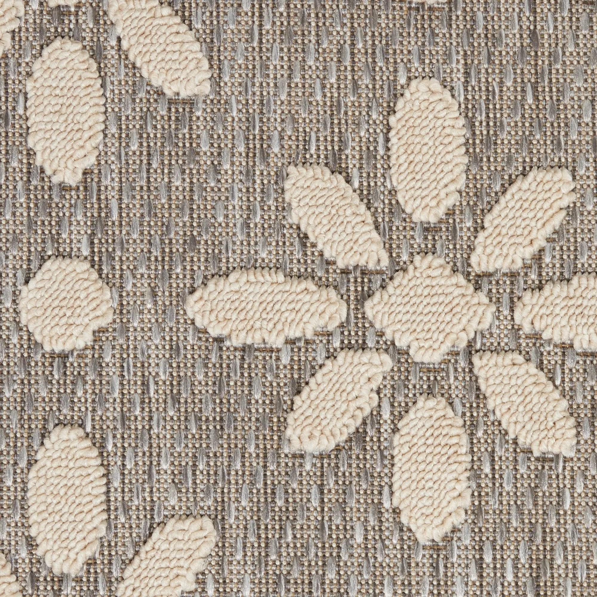 Nourison Palamos Modern Floral Hi Low Geometric Indoor Outdoor Area Rug