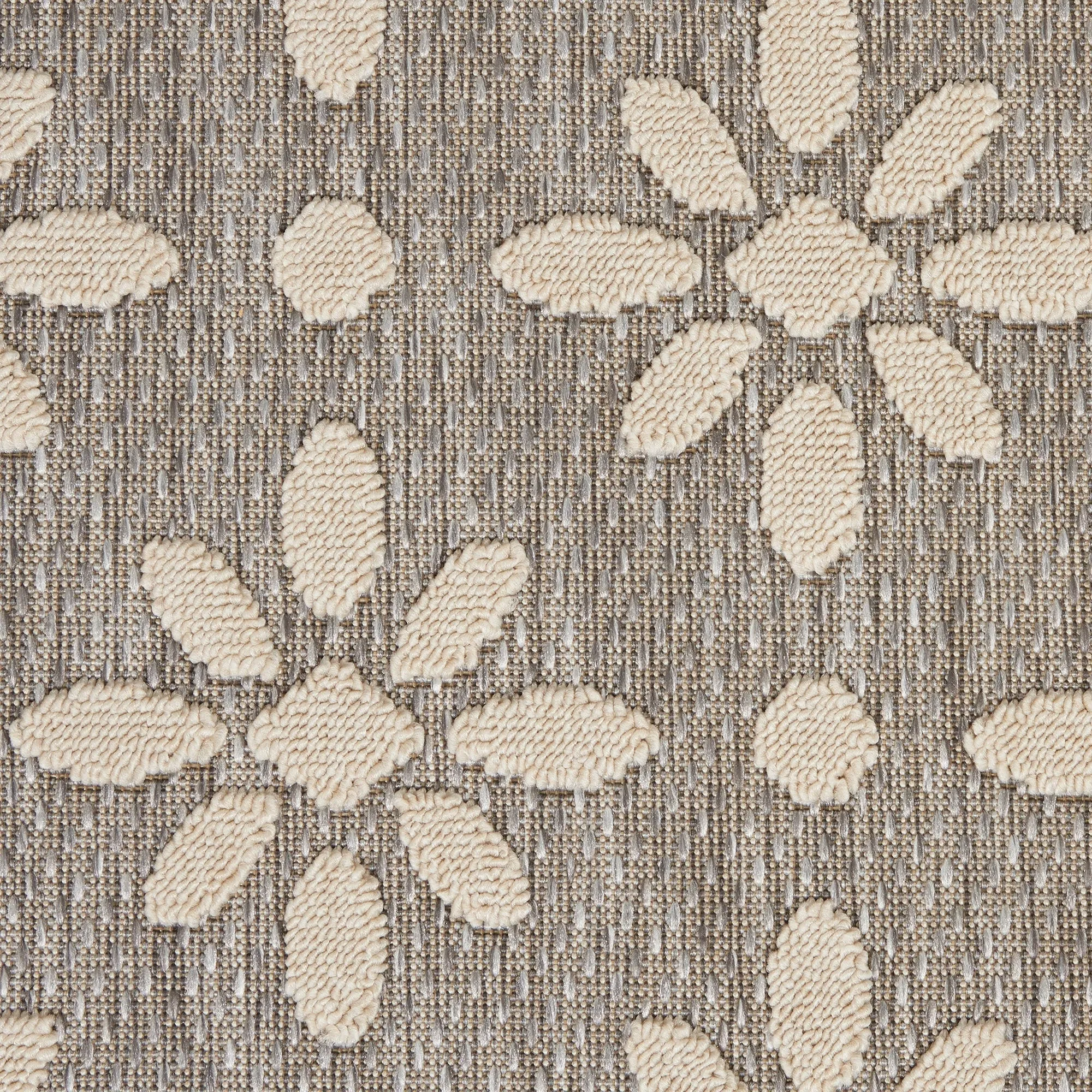 Nourison Palamos Modern Floral Hi Low Geometric Indoor Outdoor Area Rug