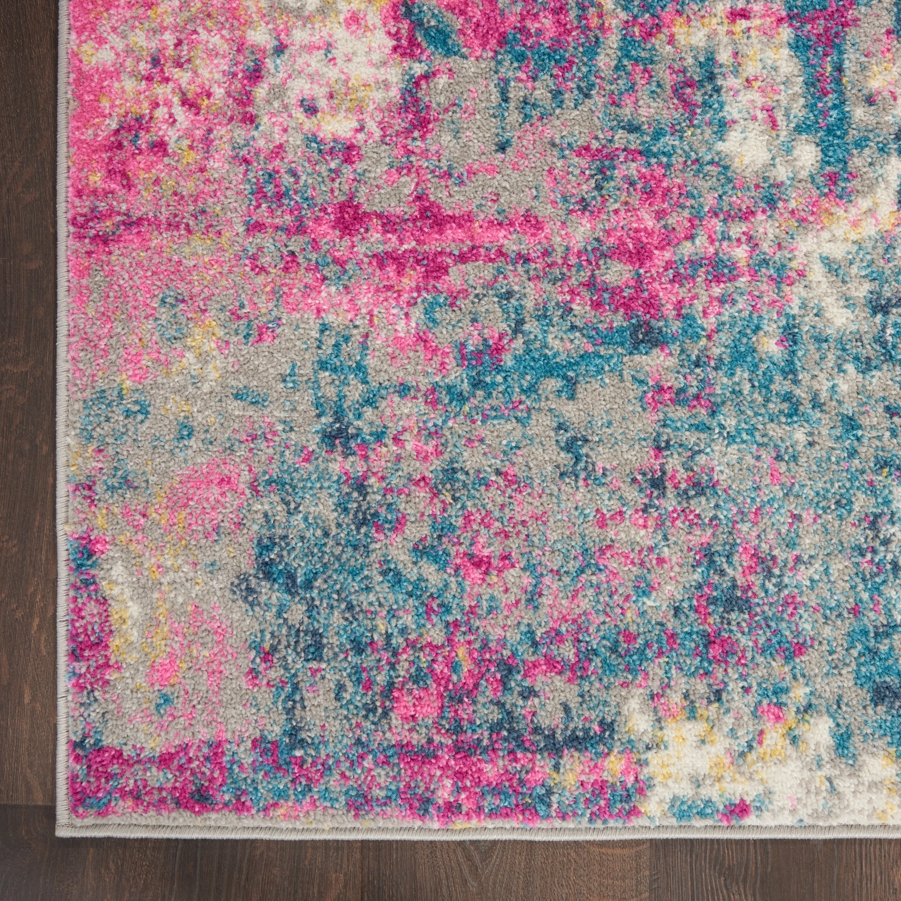 Nourison Passion Abstract Watercolor Multicolor Area Rug