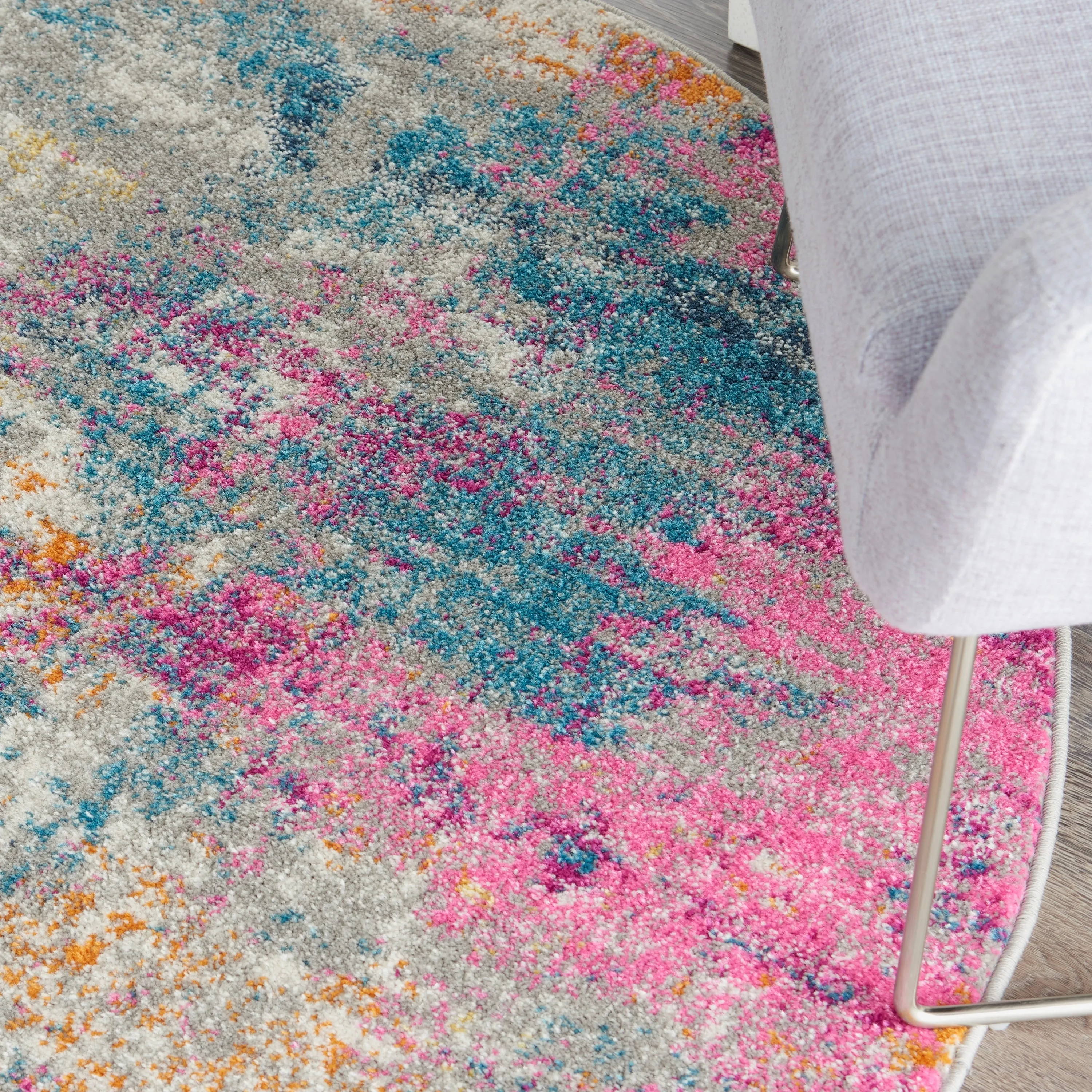 Nourison Passion Abstract Watercolor Multicolor Area Rug