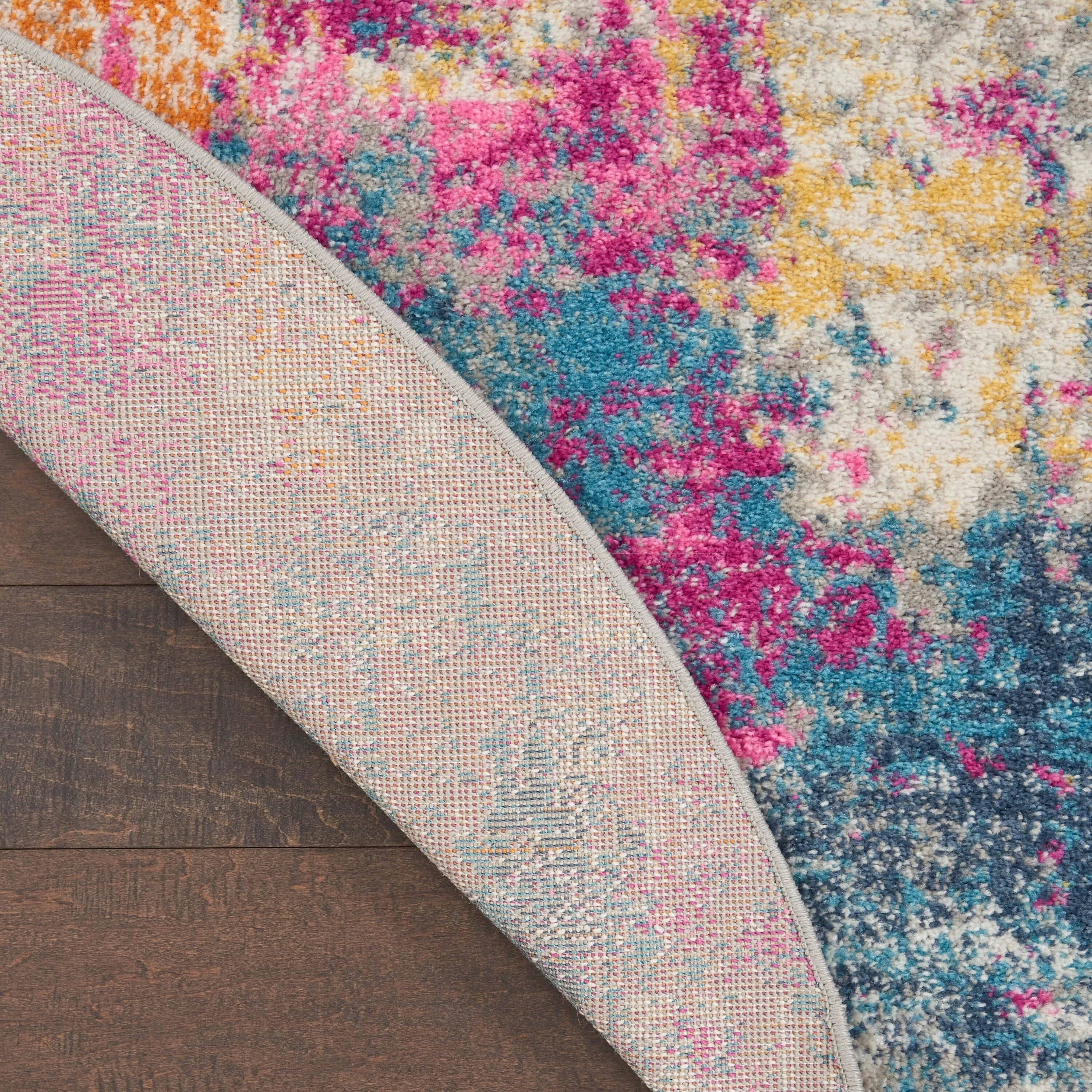 Nourison Passion Abstract Watercolor Multicolor Area Rug