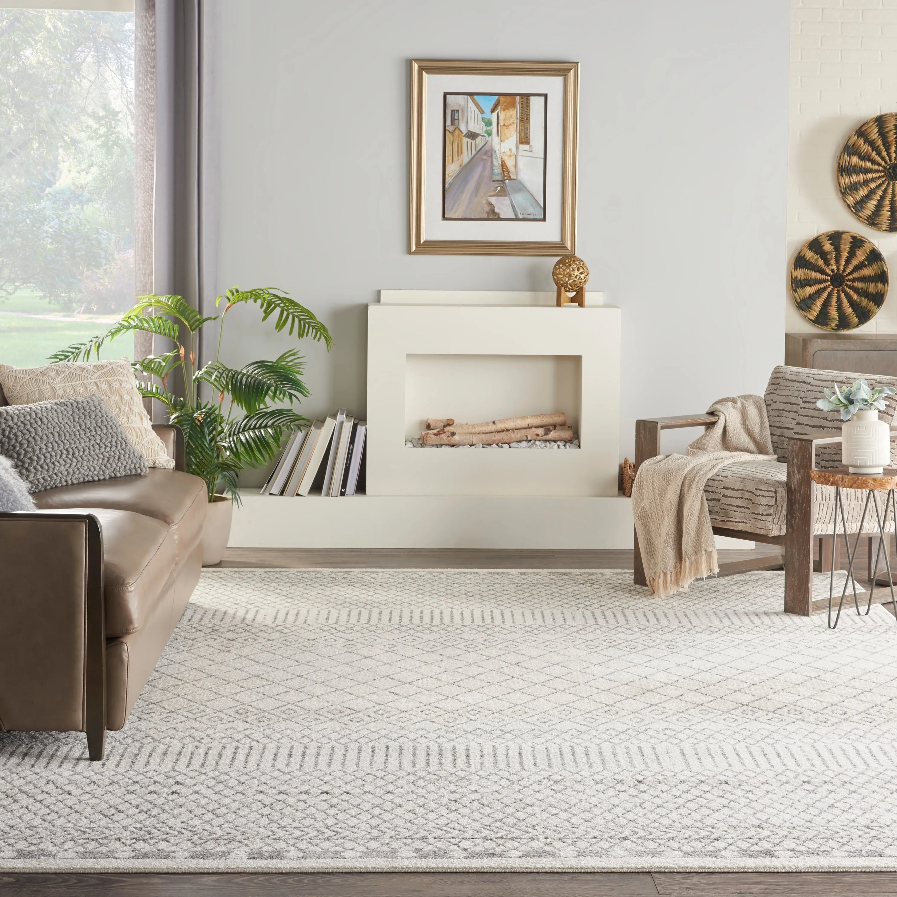 Nourison Passion Boho Geometric Tribal Area Rug