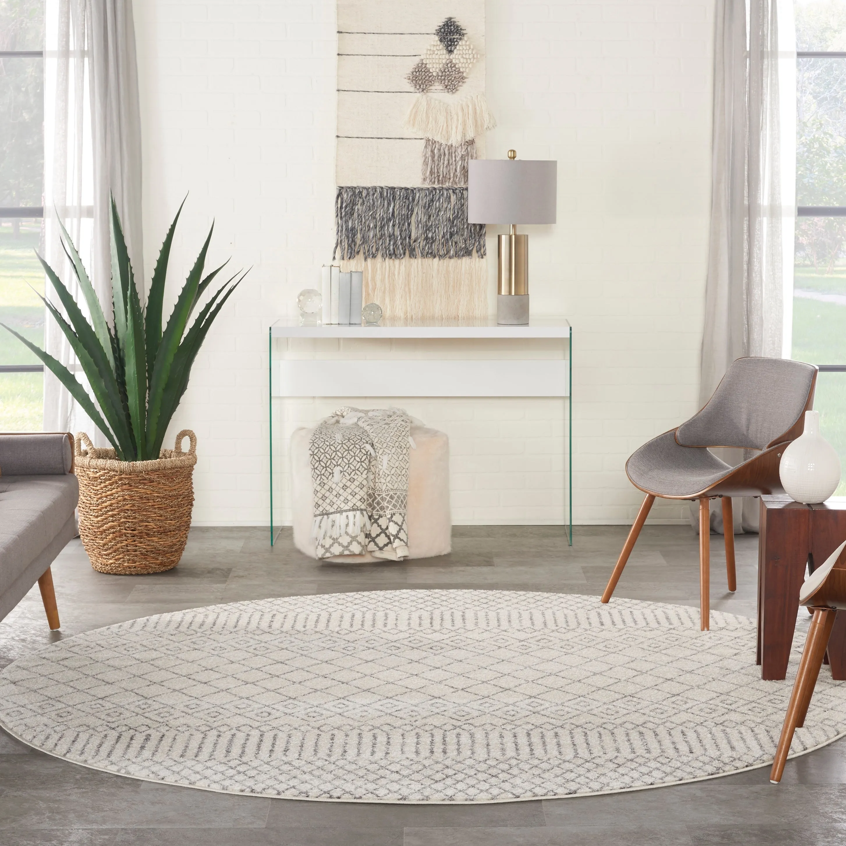 Nourison Passion Boho Geometric Tribal Area Rug