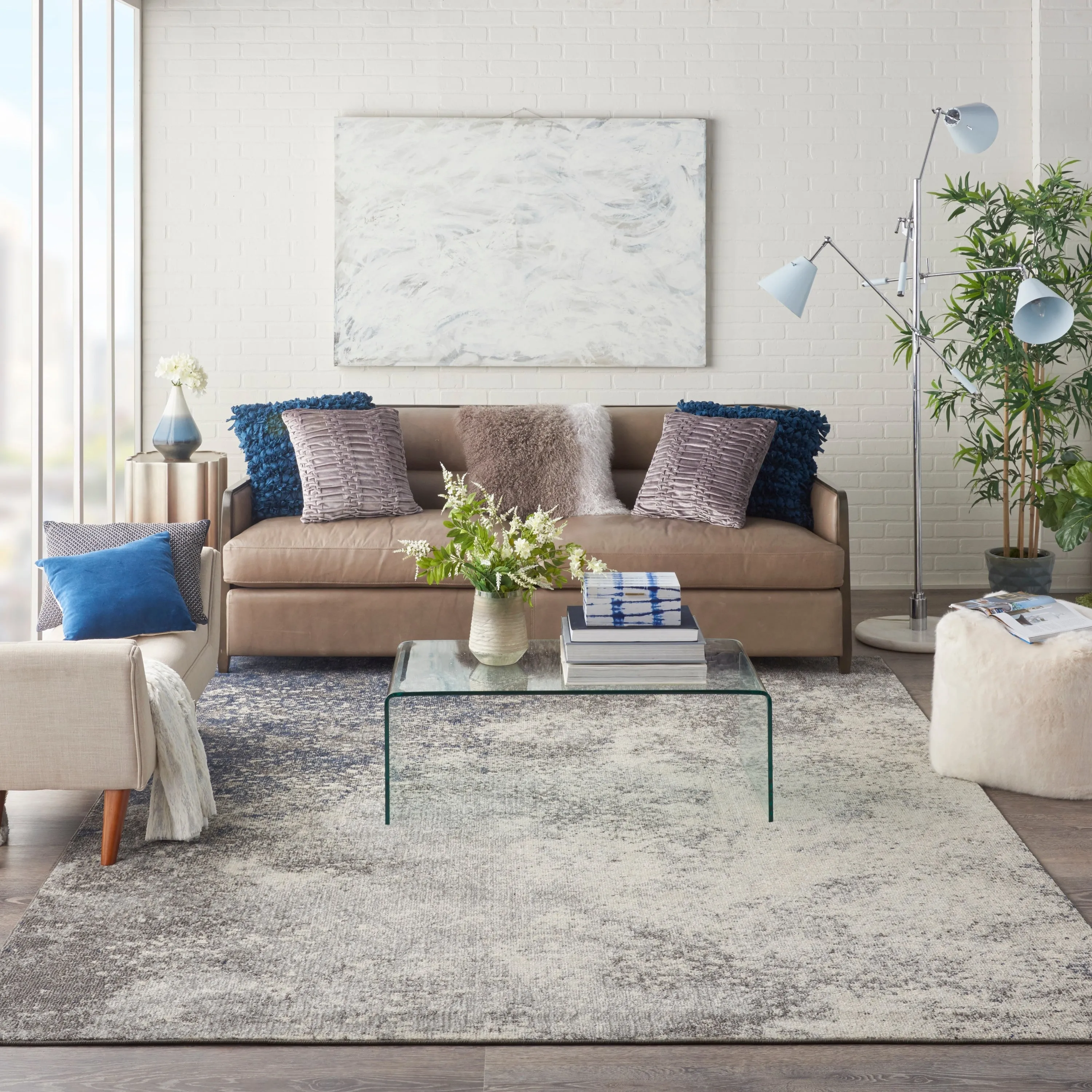 Nourison Passion Colorful Modern Abstract Area Rug
