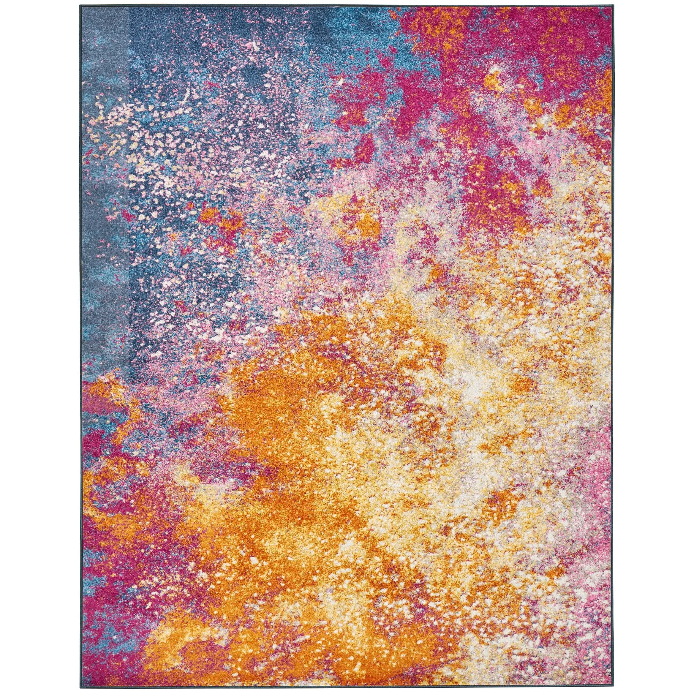 Nourison Passion Colorful Modern Abstract Area Rug