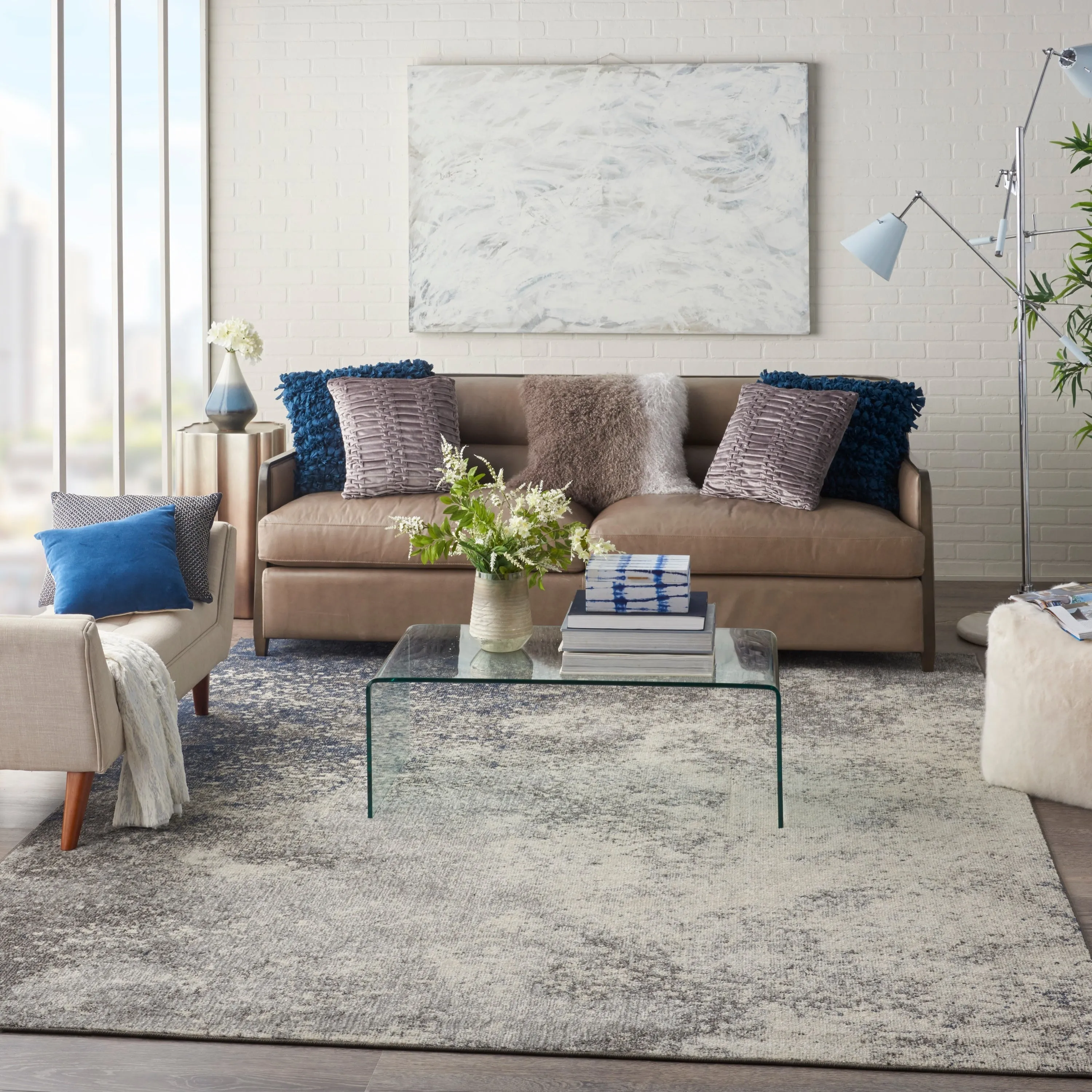 Nourison Passion Colorful Modern Abstract Area Rug
