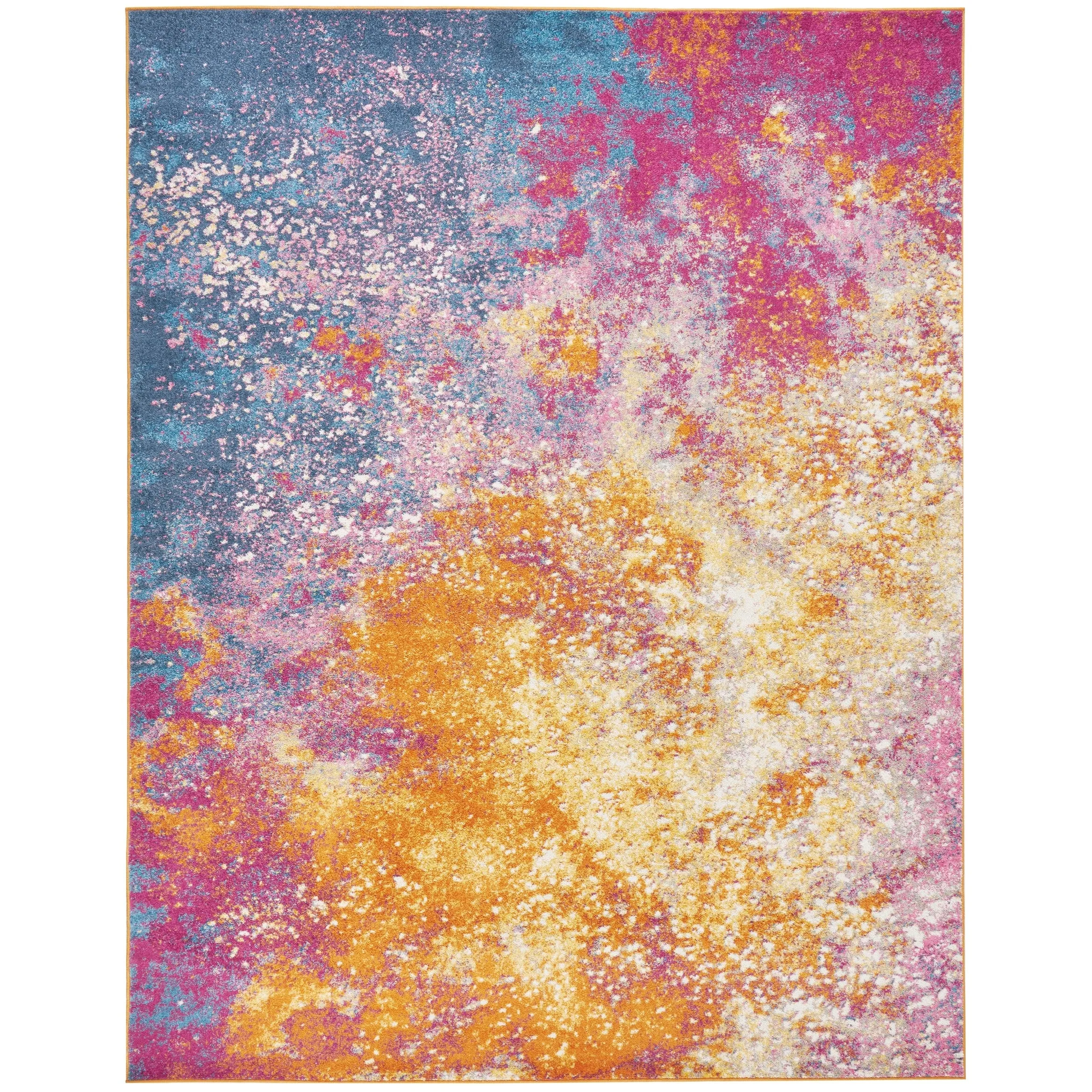 Nourison Passion Colorful Modern Abstract Area Rug