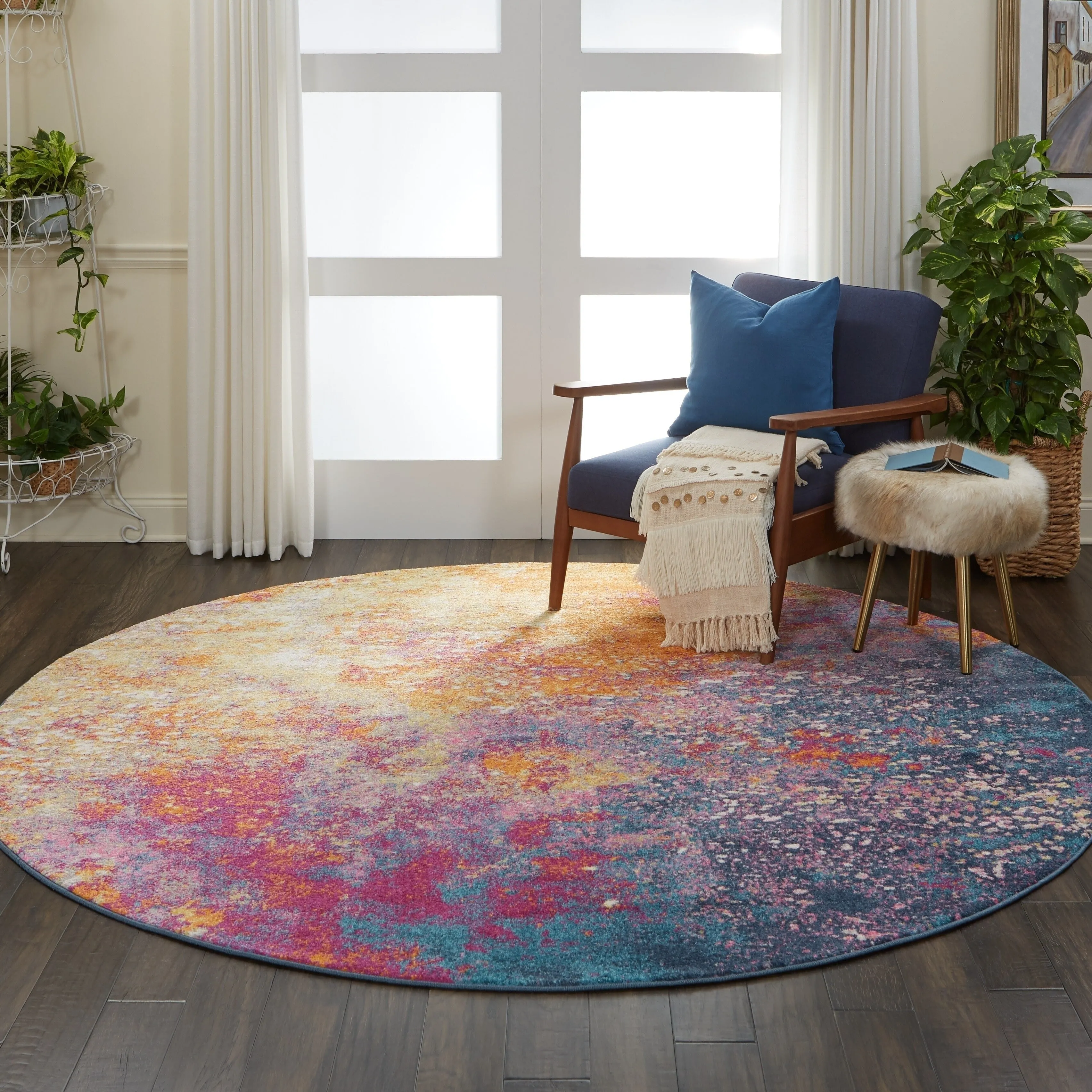 Nourison Passion Colorful Modern Abstract Area Rug
