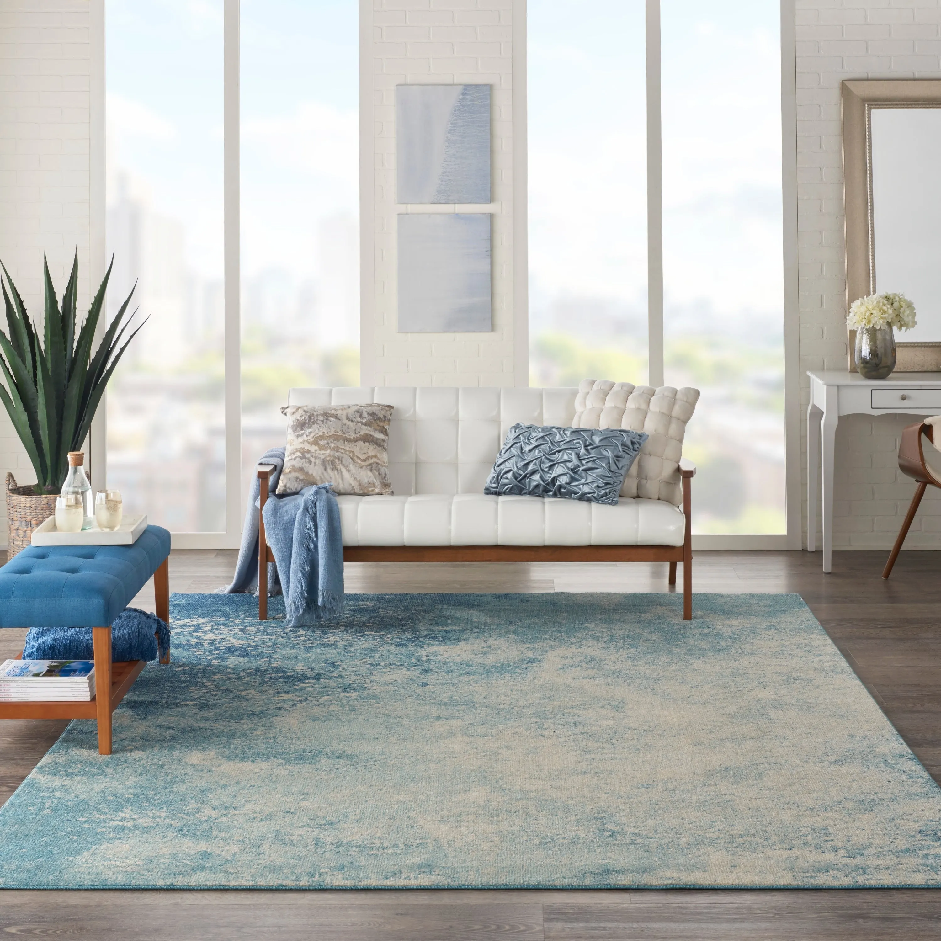 Nourison Passion Colorful Modern Abstract Area Rug