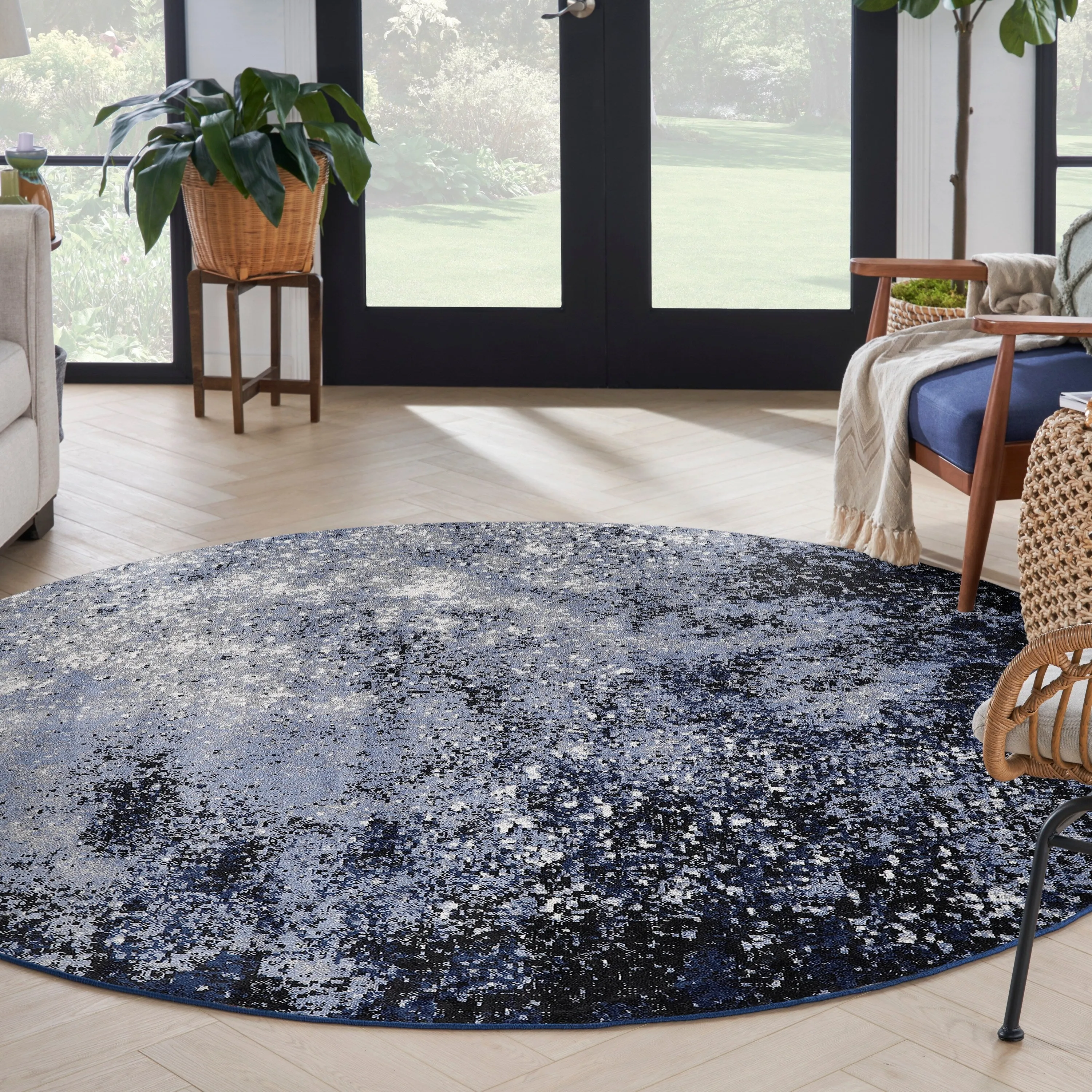 Nourison Passion Colorful Modern Abstract Area Rug