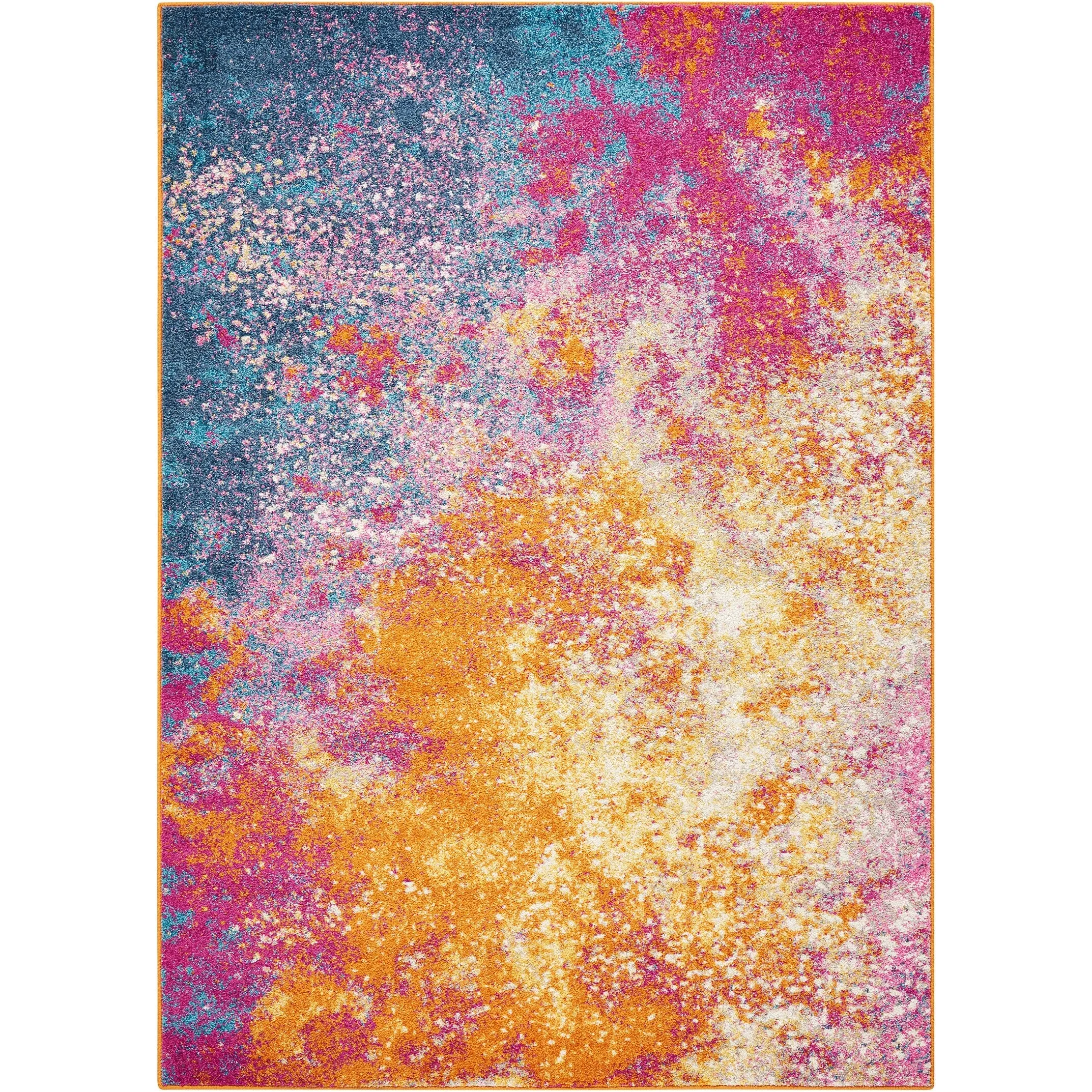 Nourison Passion Colorful Modern Abstract Area Rug