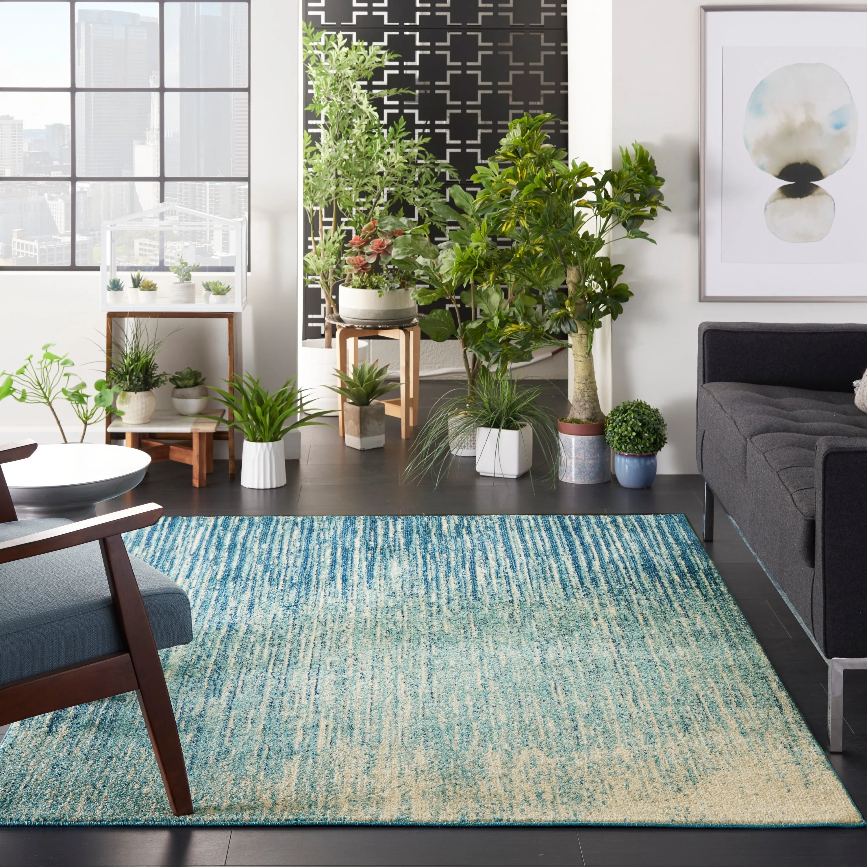 Nourison Passion Modern Abstract Area Rug