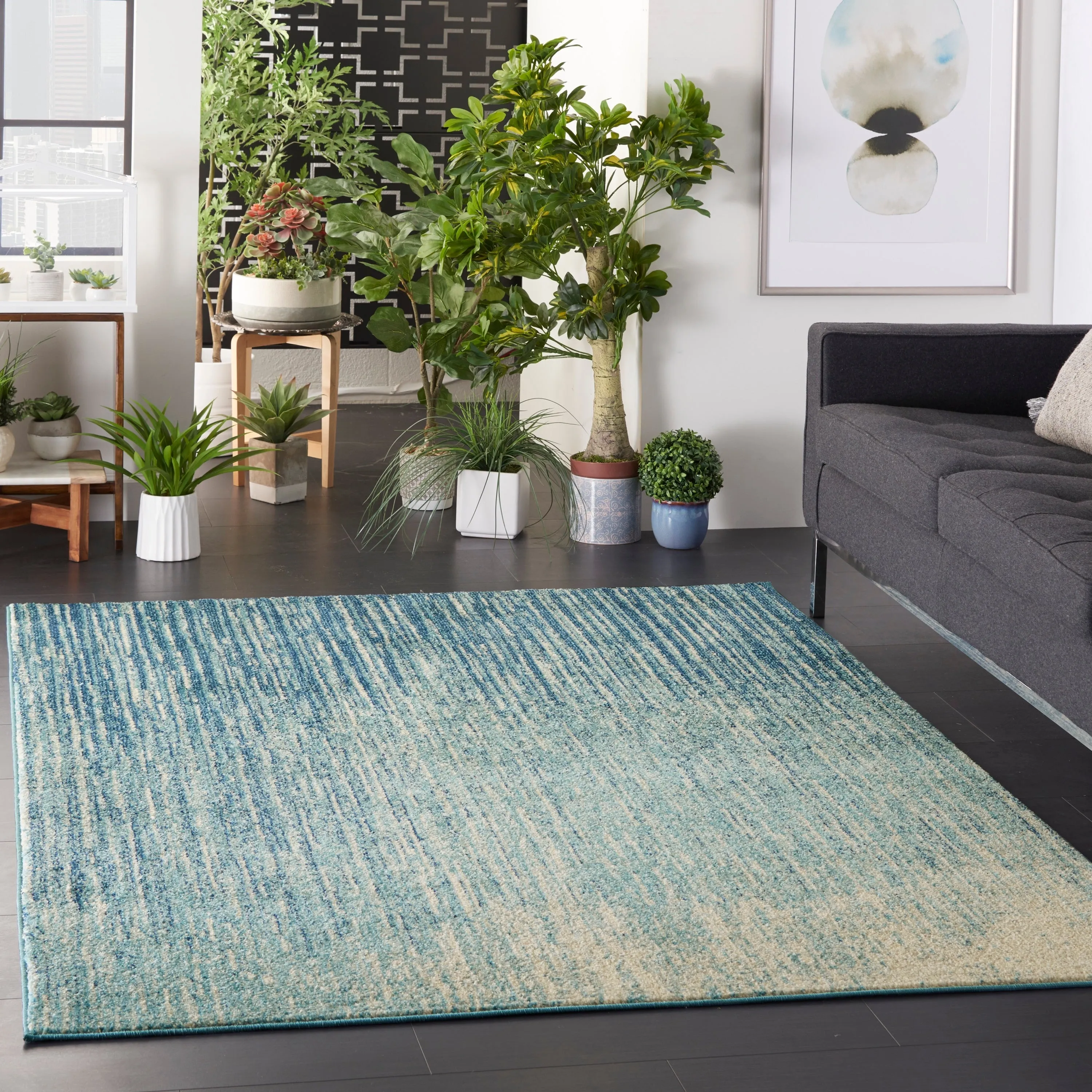 Nourison Passion Modern Abstract Area Rug
