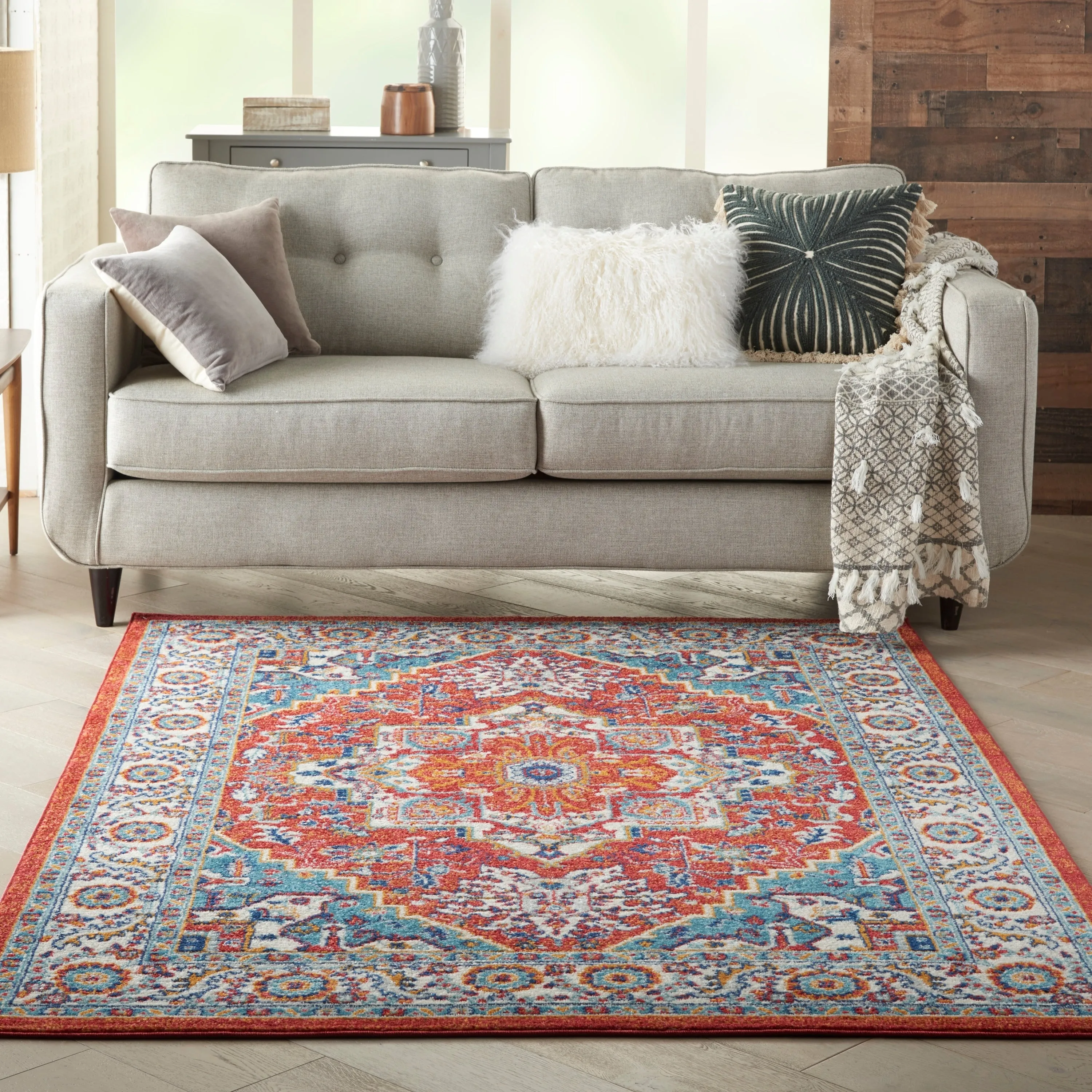 Nourison Passion Persian Garden Medallion Area Rug