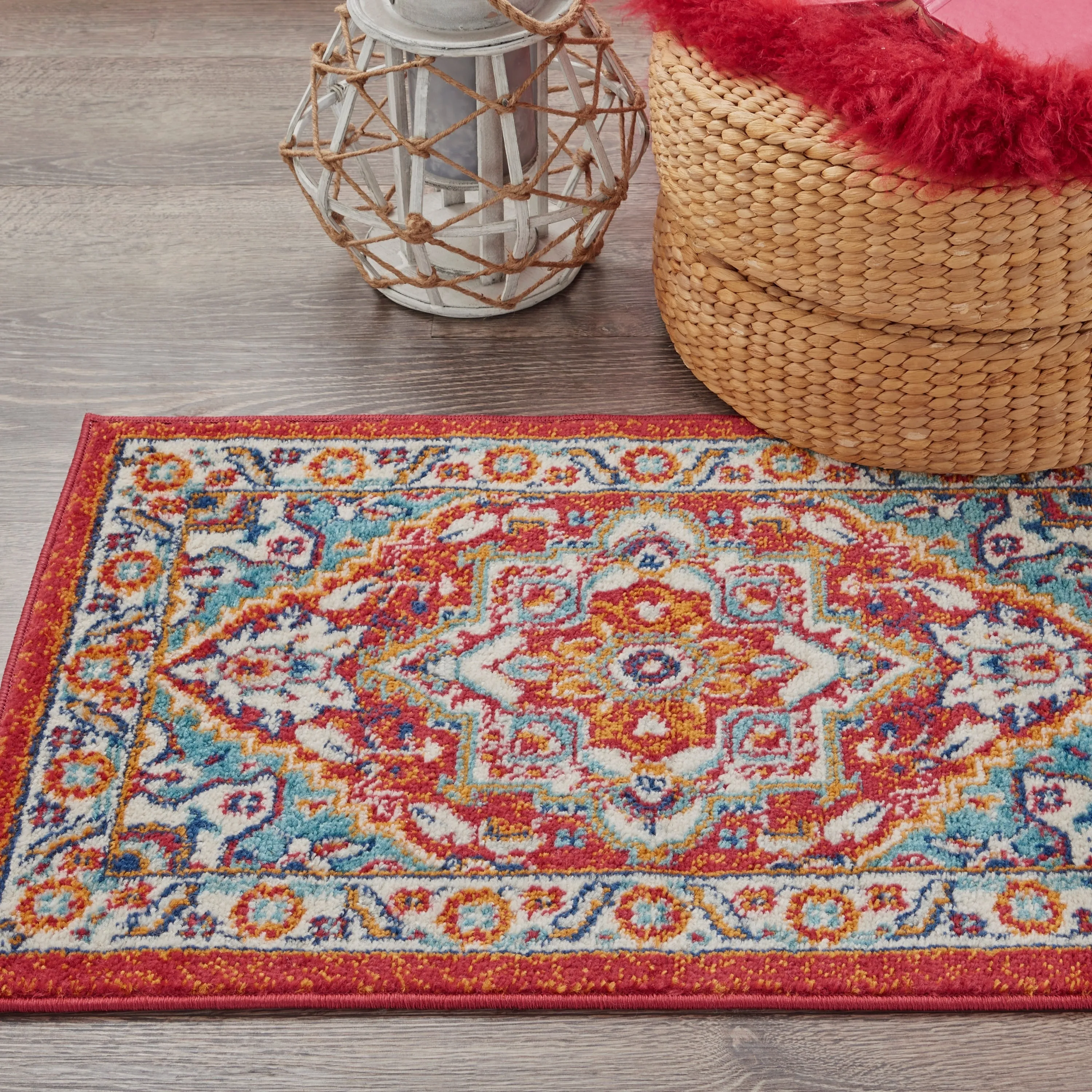 Nourison Passion Persian Garden Medallion Area Rug