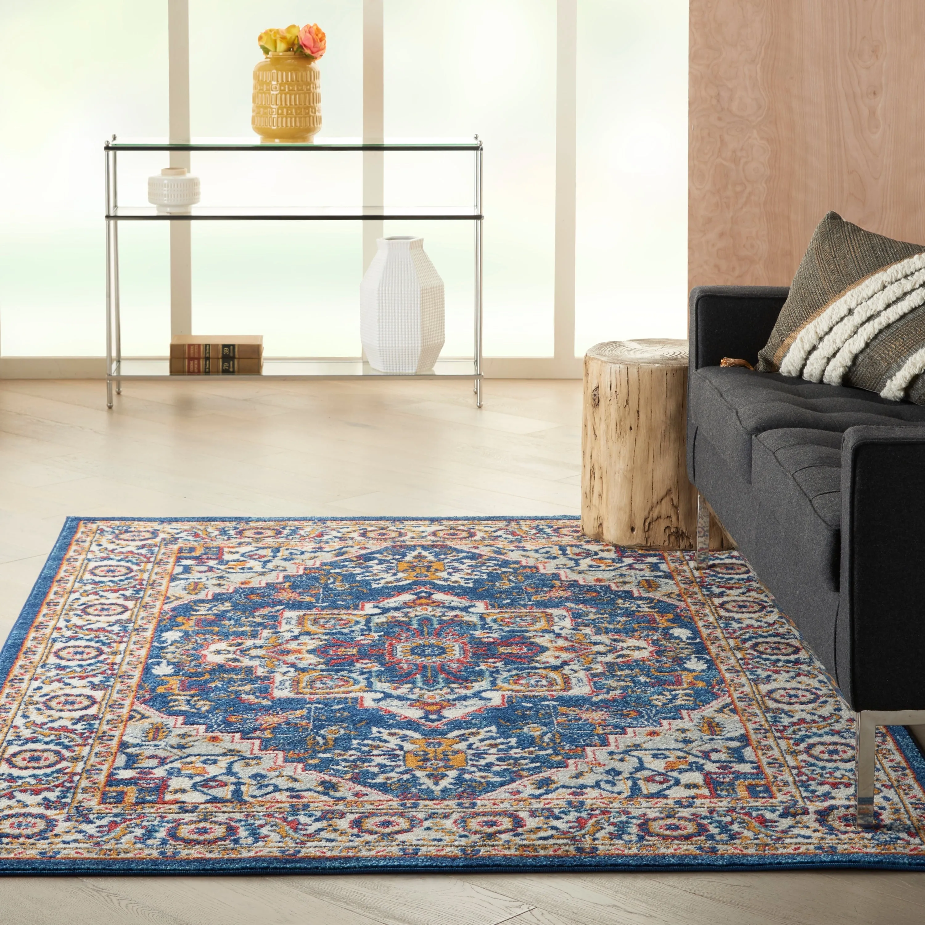 Nourison Passion Persian Garden Medallion Area Rug