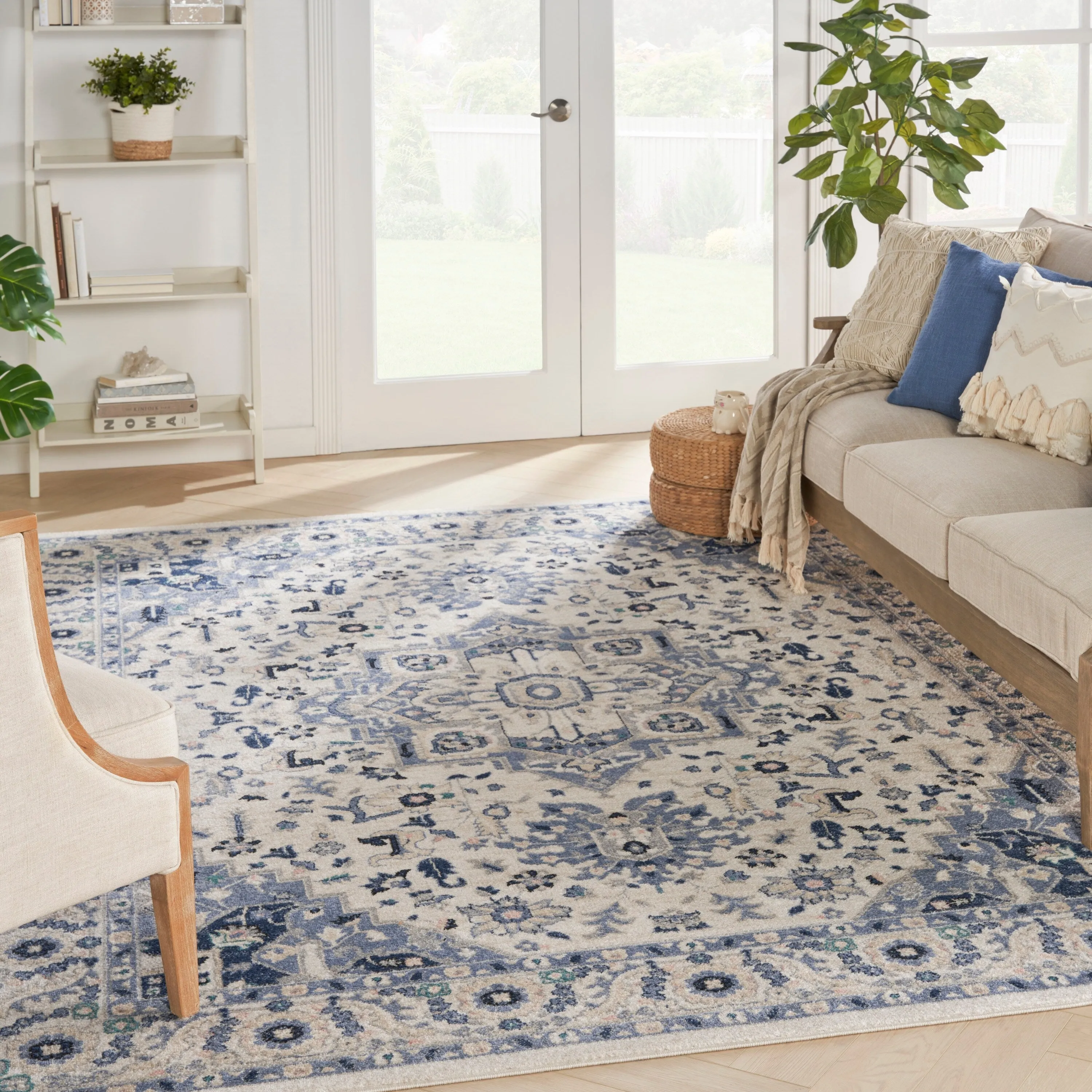 Nourison Passion Persian Garden Medallion Area Rug