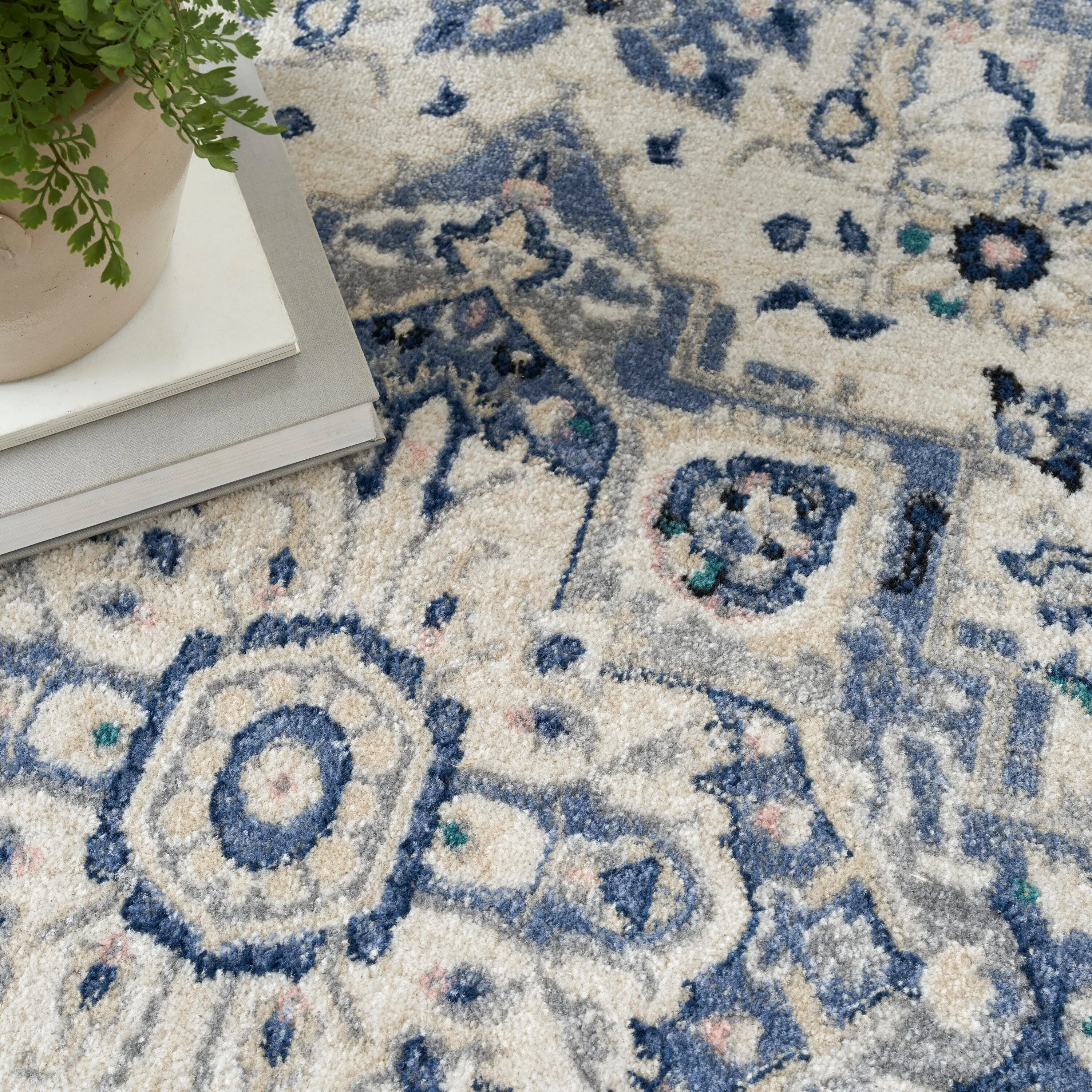 Nourison Passion Persian Garden Medallion Area Rug