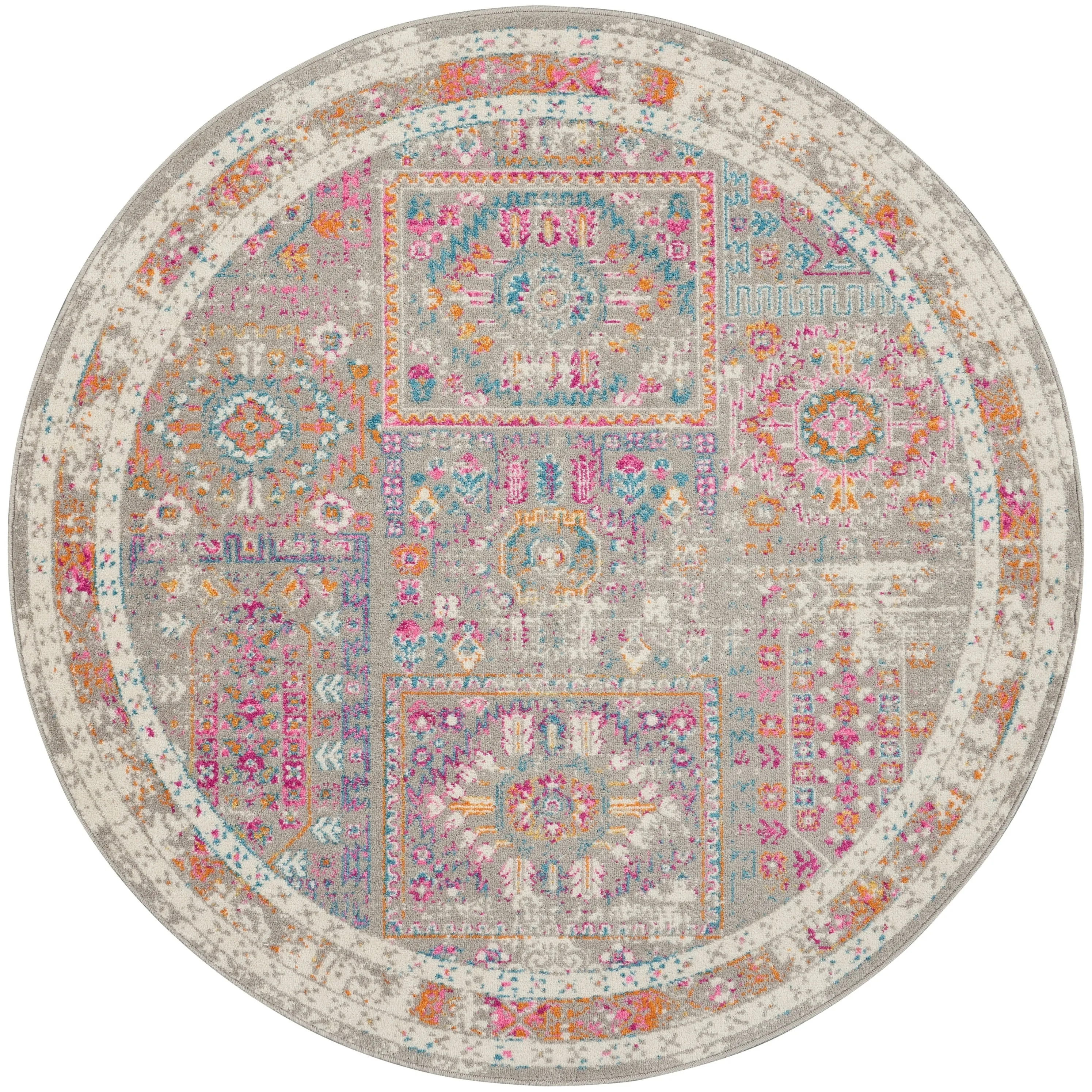 Nourison Passion Vintage Moroccan Medallion Area Rug