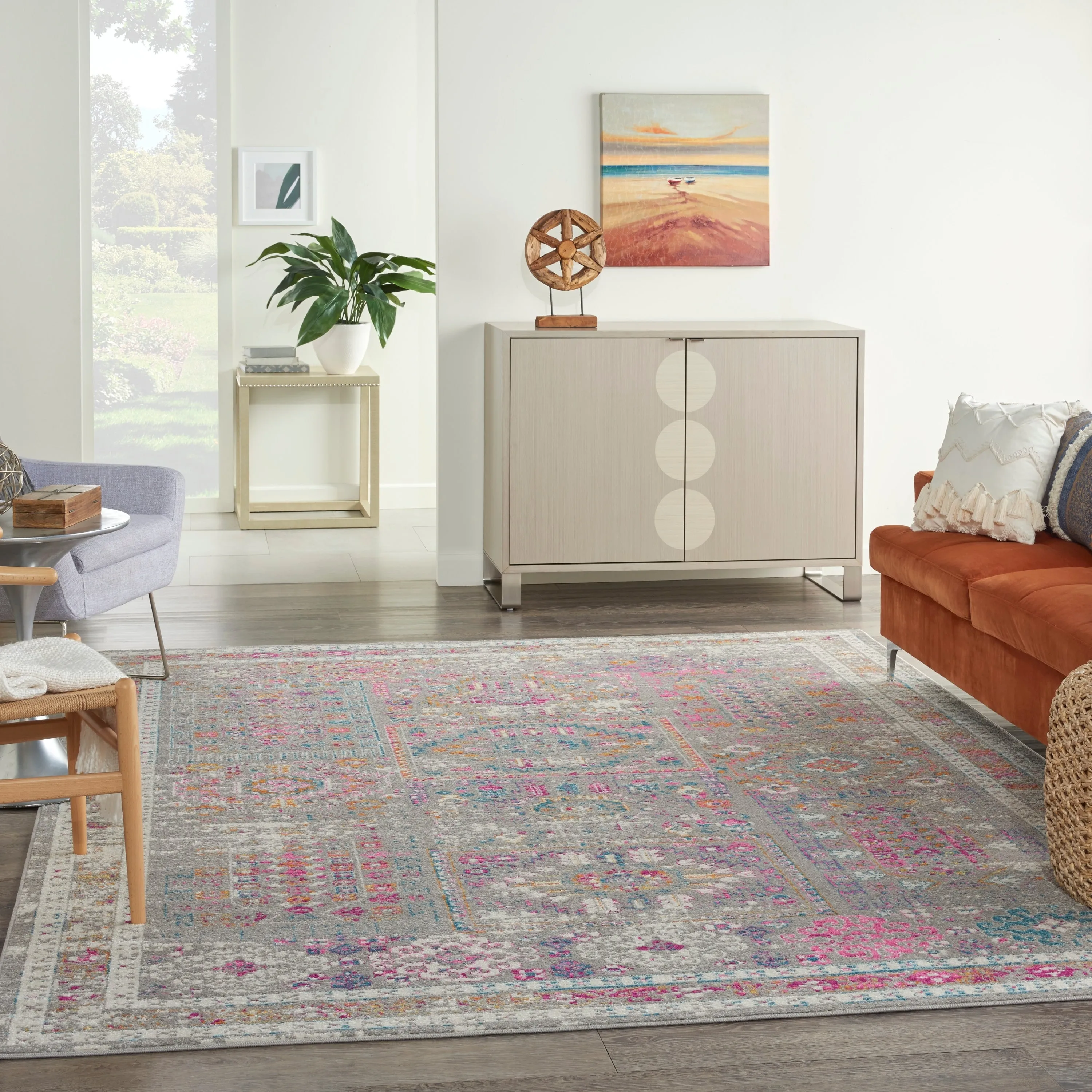 Nourison Passion Vintage Moroccan Medallion Area Rug