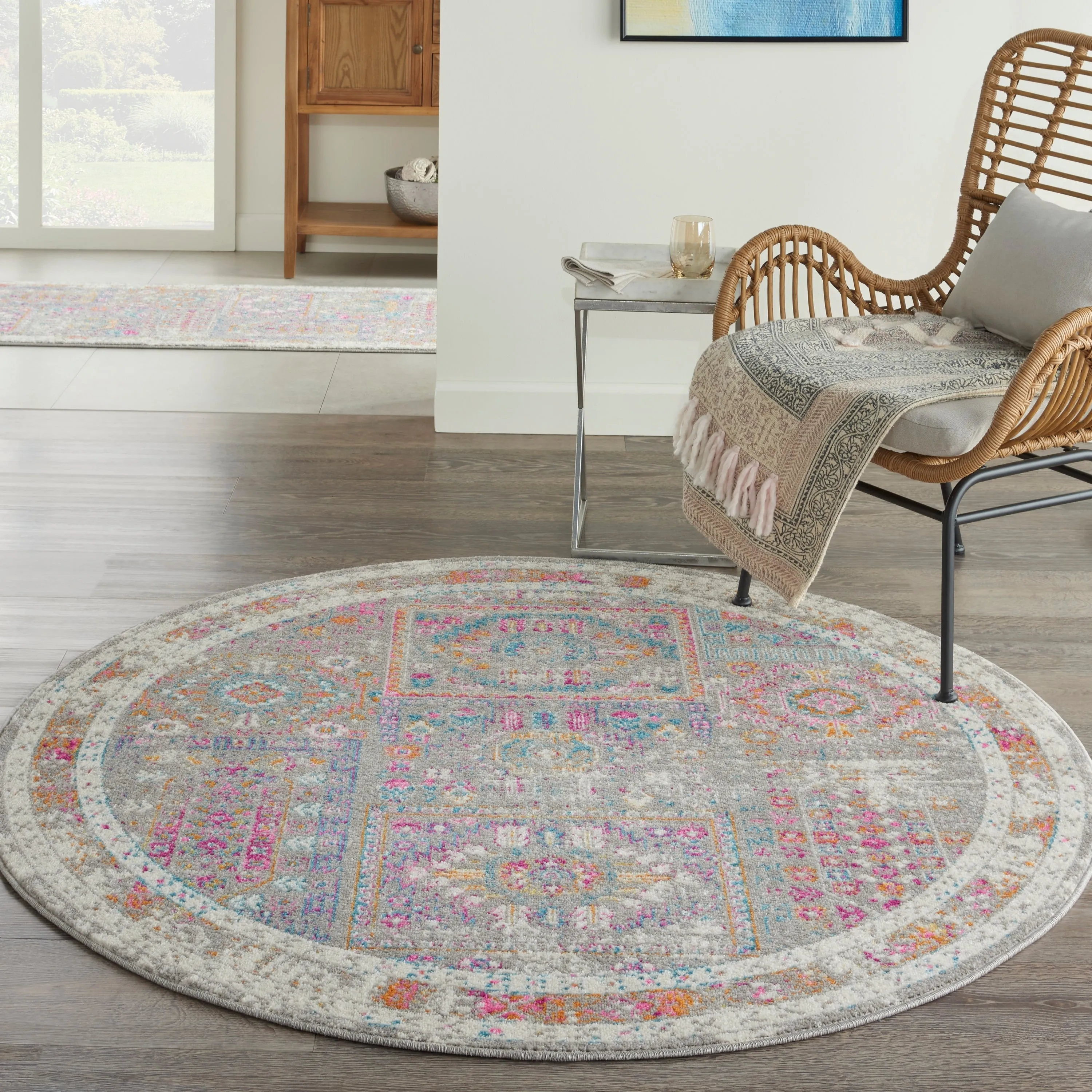 Nourison Passion Vintage Moroccan Medallion Area Rug