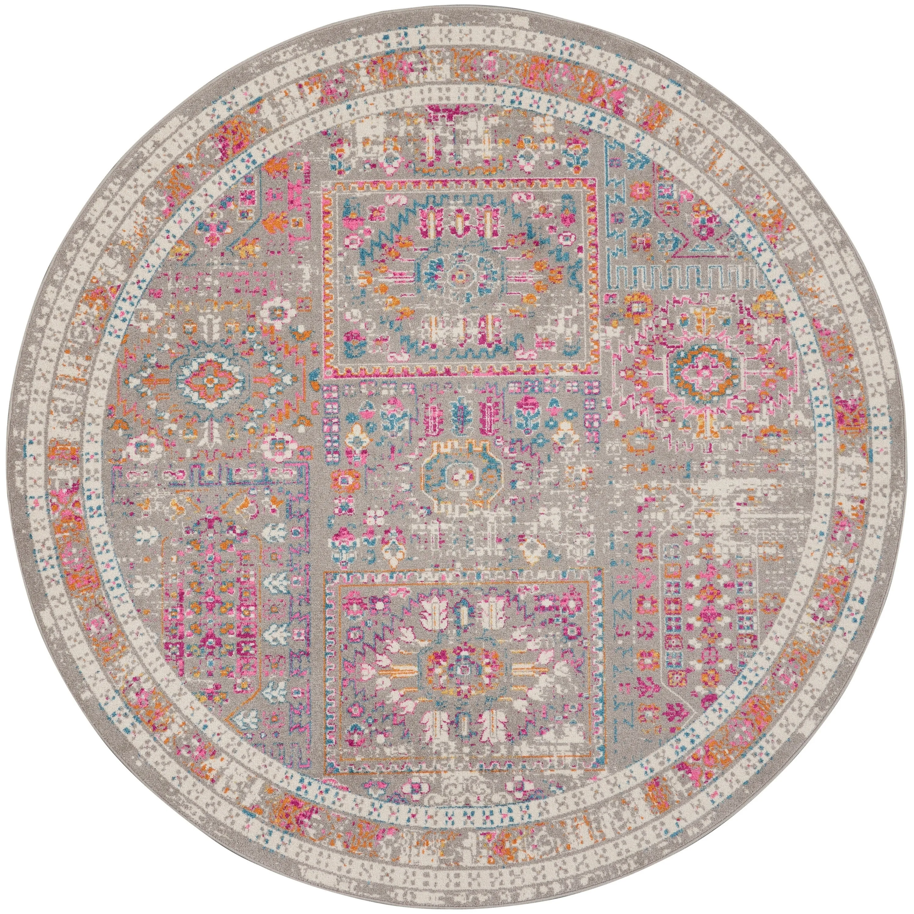 Nourison Passion Vintage Moroccan Medallion Area Rug