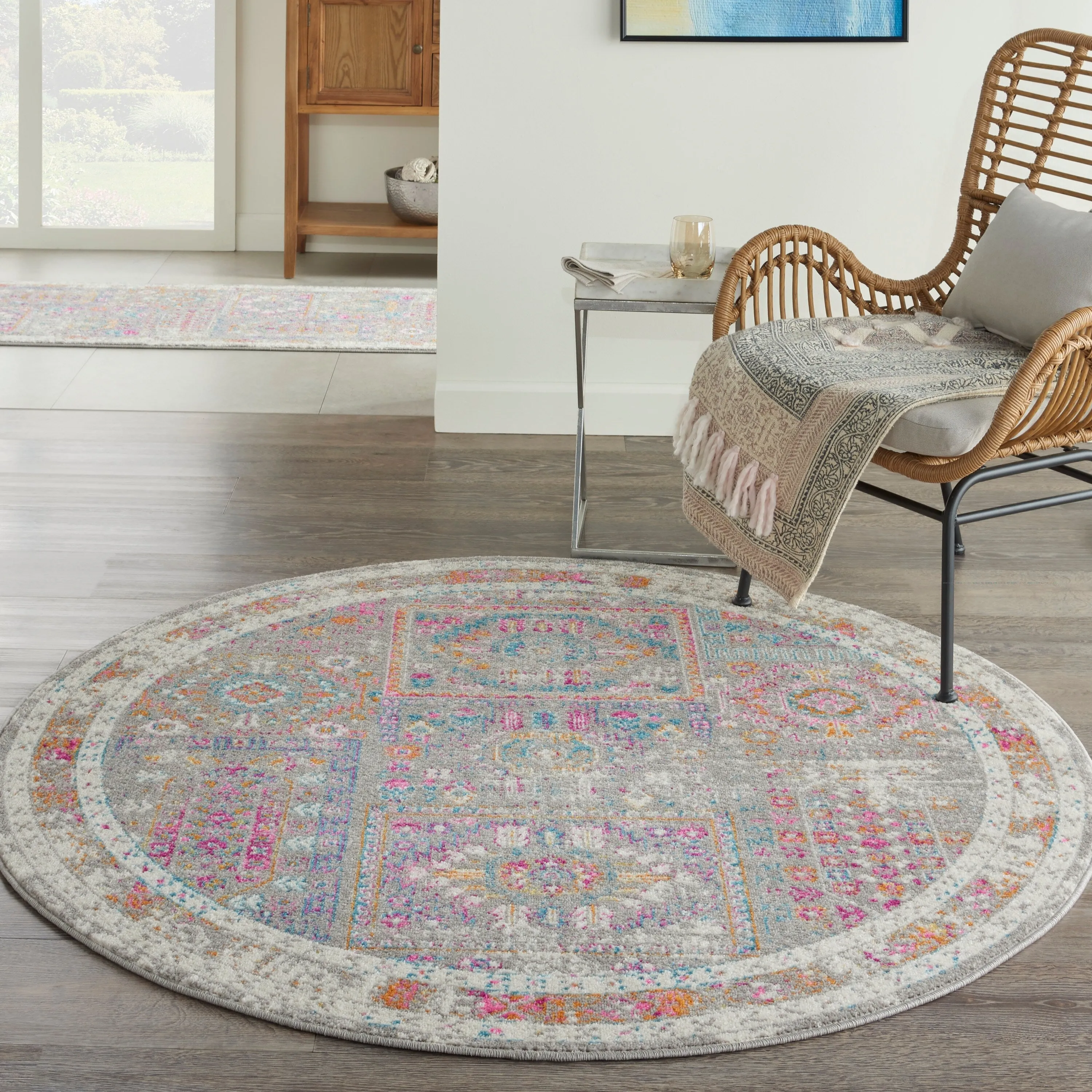 Nourison Passion Vintage Moroccan Medallion Area Rug