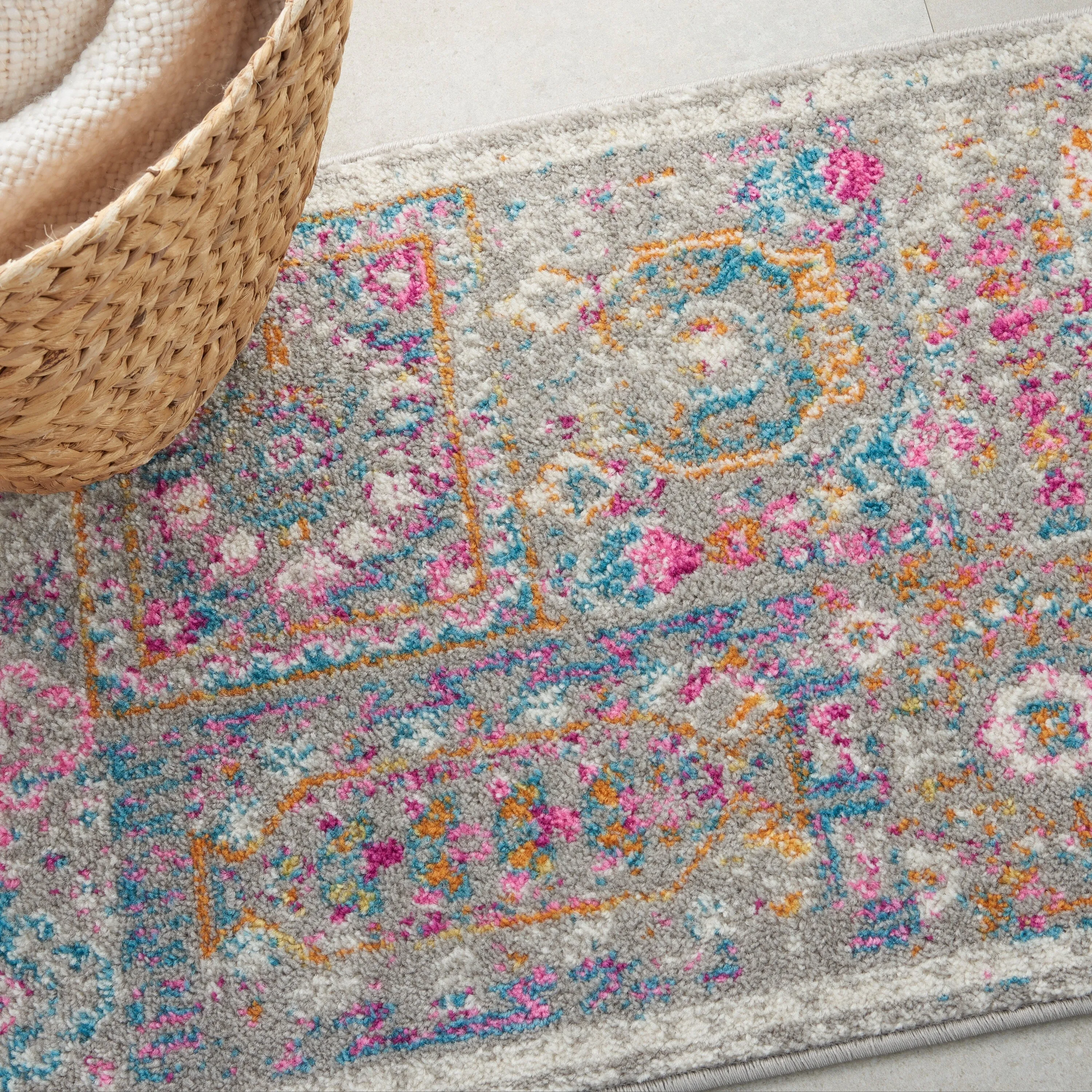 Nourison Passion Vintage Moroccan Medallion Area Rug