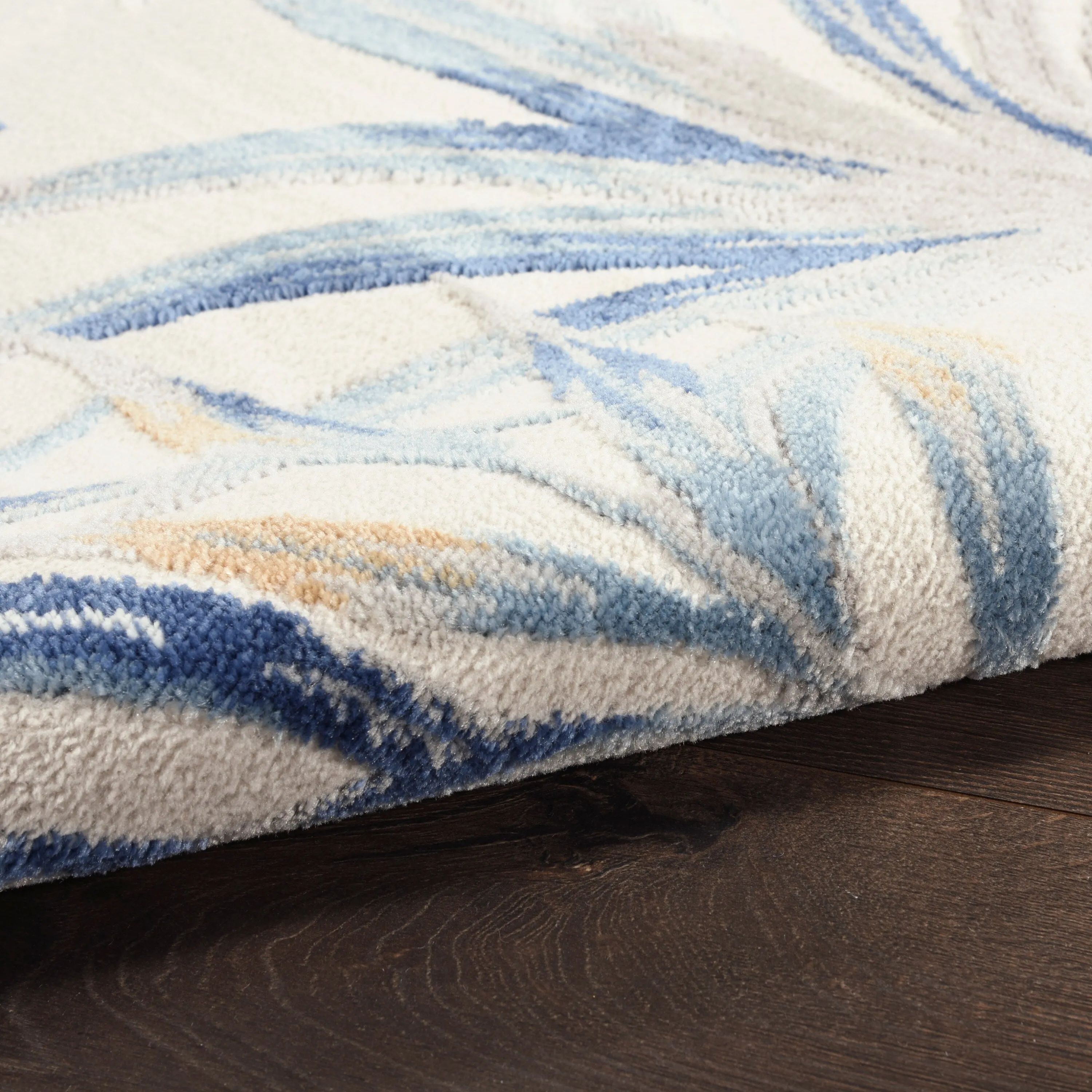 Nourison Pompeii Tropical Contemporary Bordered Area Rug