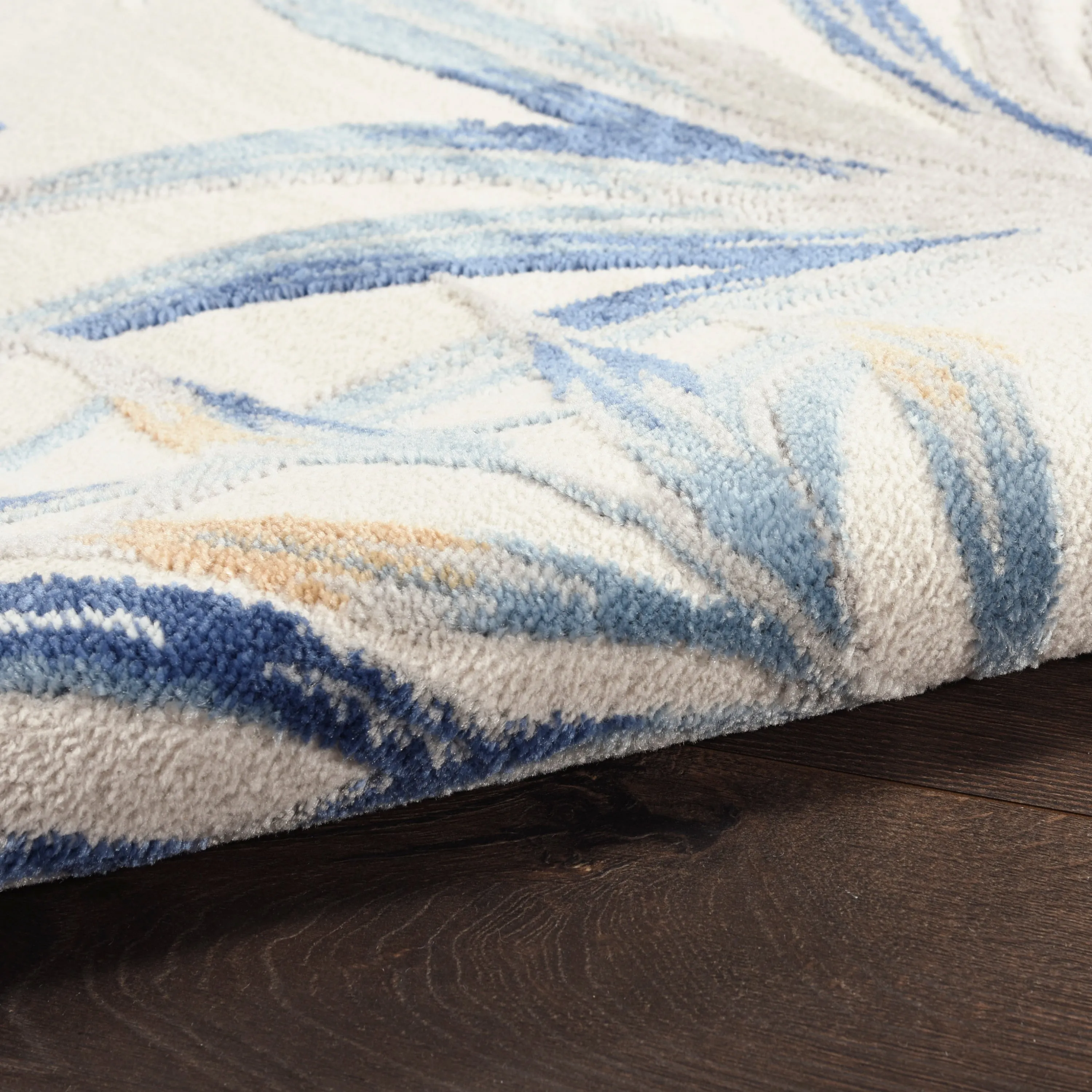 Nourison Pompeii Tropical Contemporary Bordered Area Rug