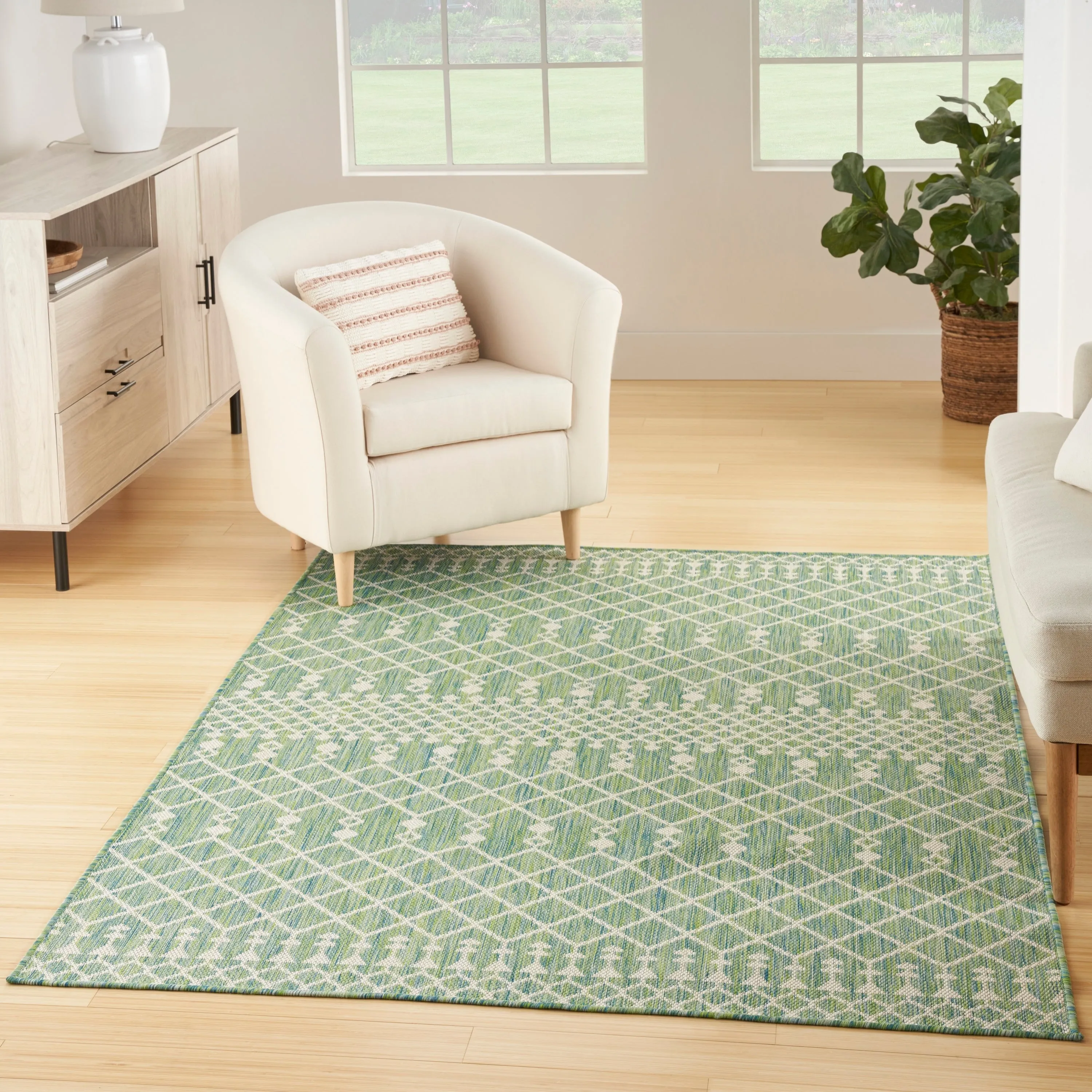 Nourison Positano Indoor/Outdoor Moroccan Area Rug