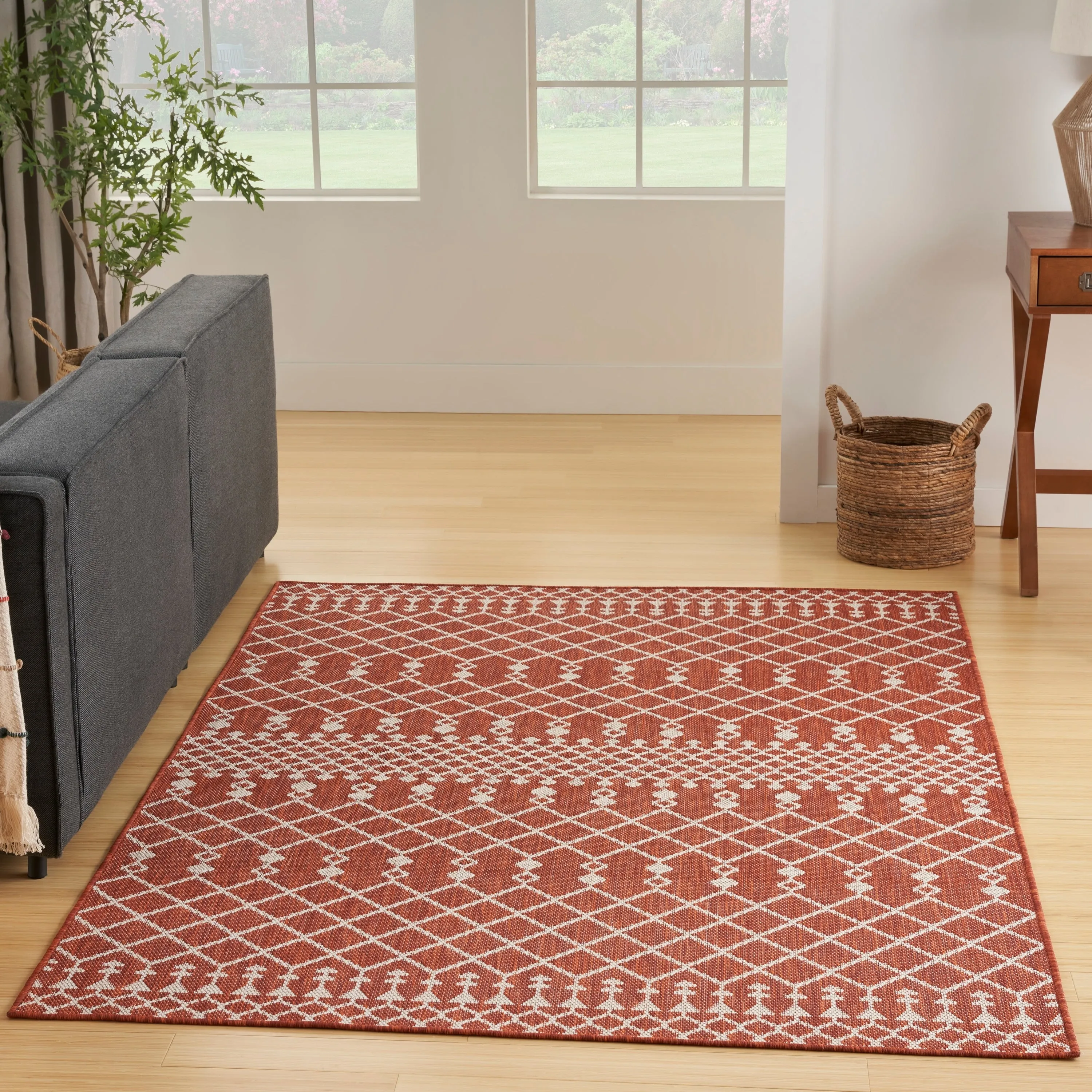 Nourison Positano Indoor/Outdoor Moroccan Area Rug