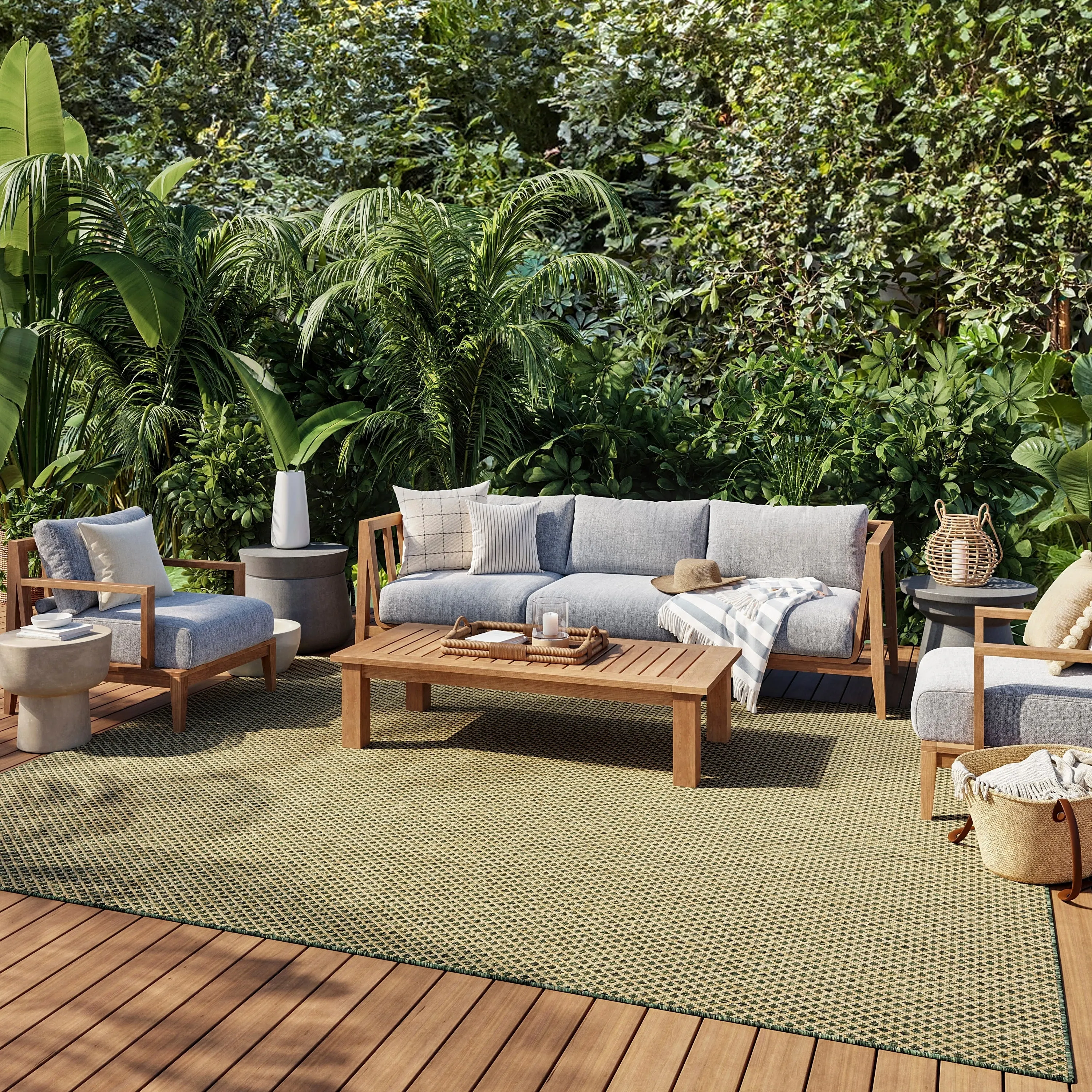 Nourison Positano Indoor/Outdoor Moroccan Area Rug