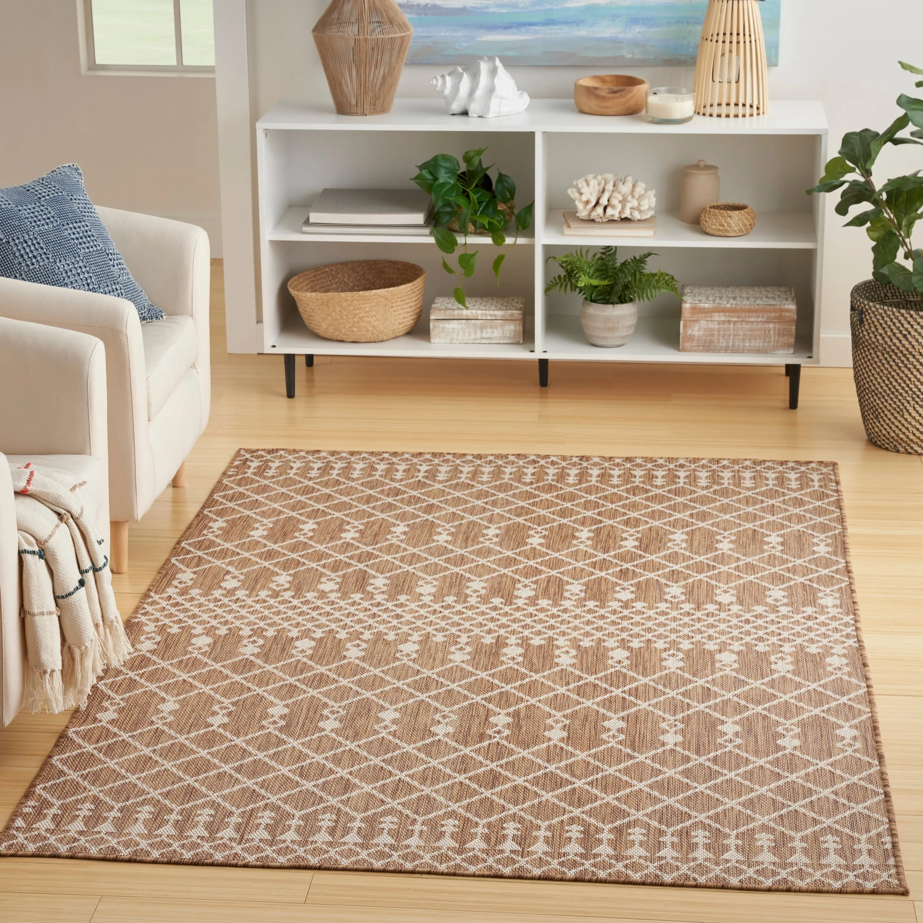 Nourison Positano Indoor/Outdoor Moroccan Area Rug