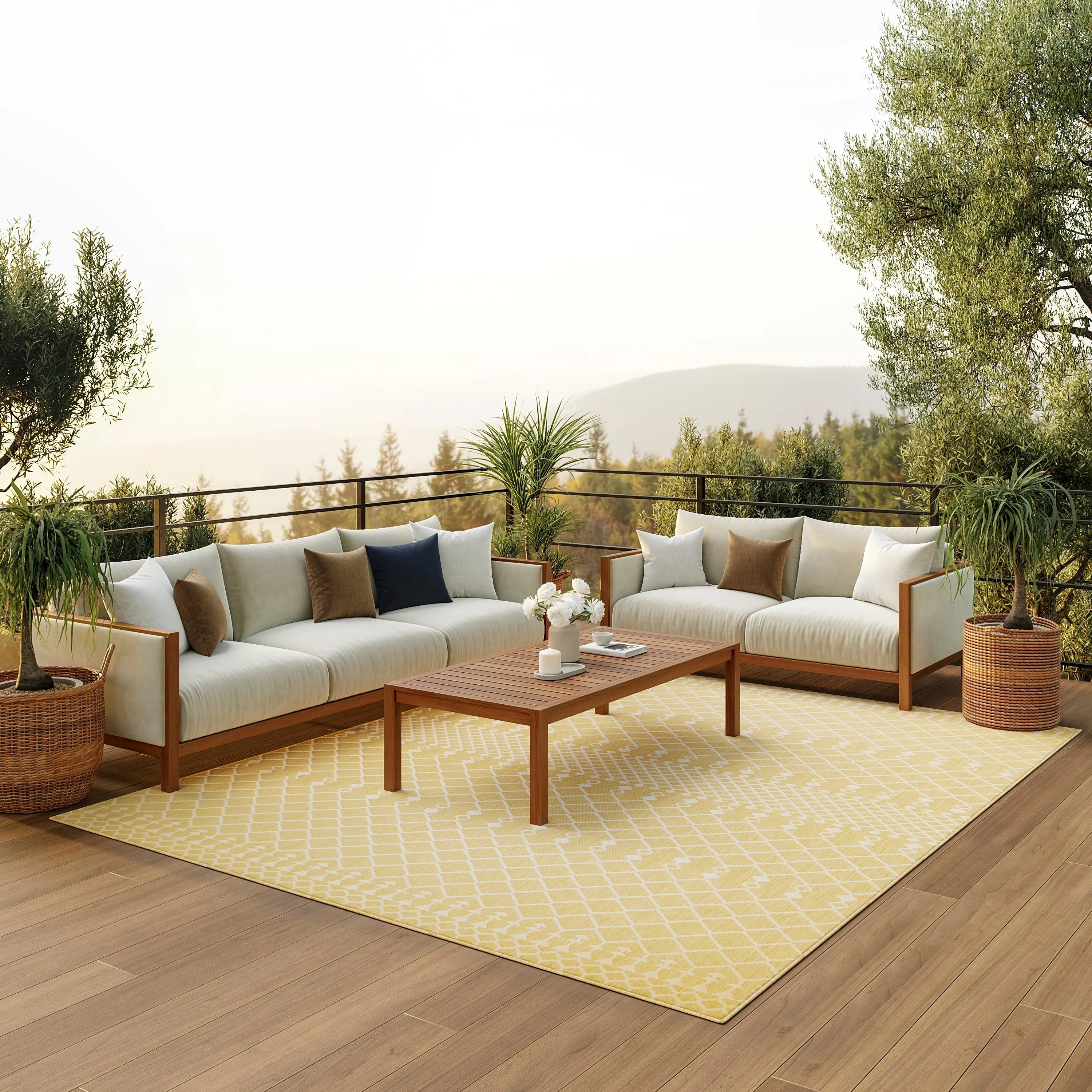 Nourison Positano Indoor/Outdoor Moroccan Area Rug