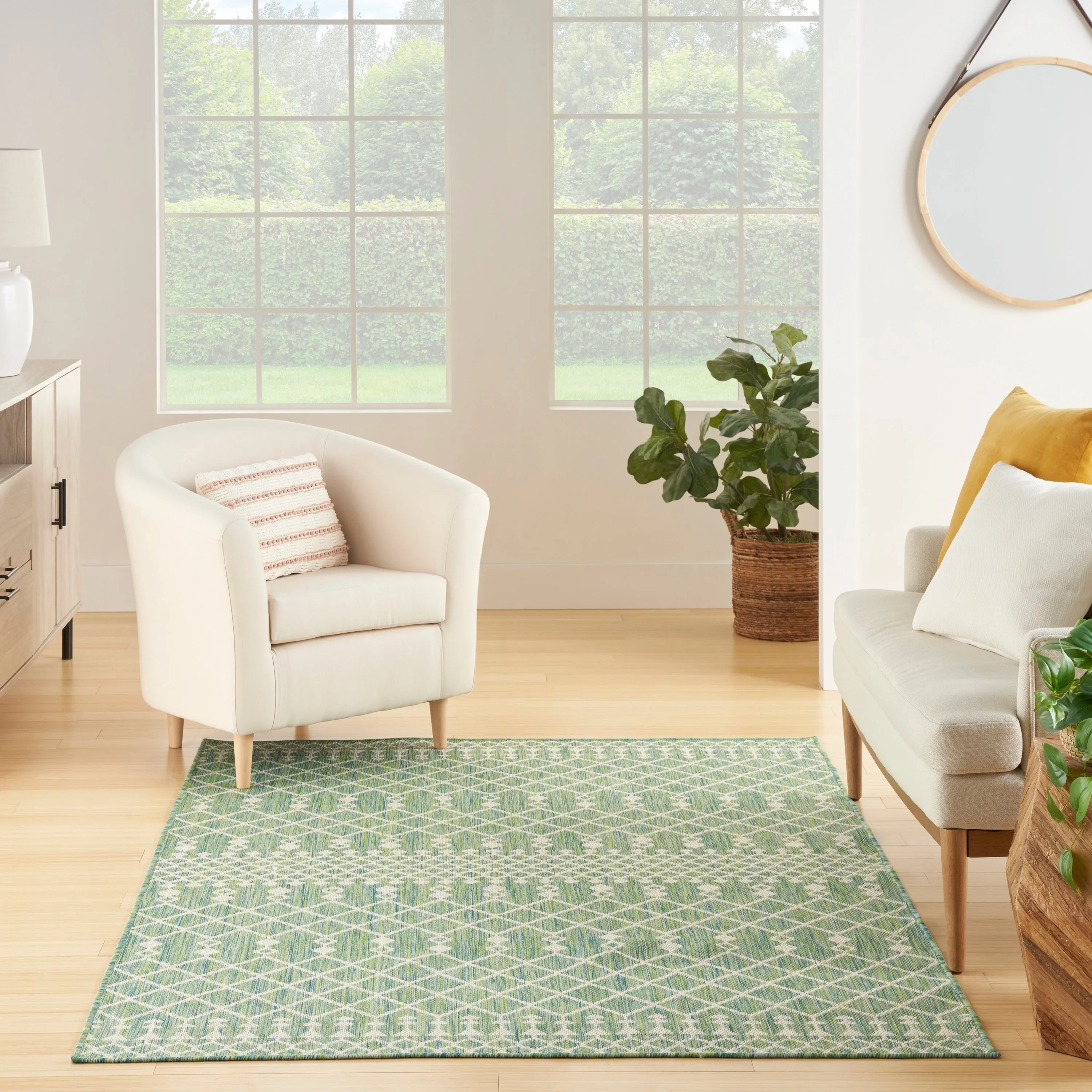 Nourison Positano Indoor/Outdoor Moroccan Area Rug